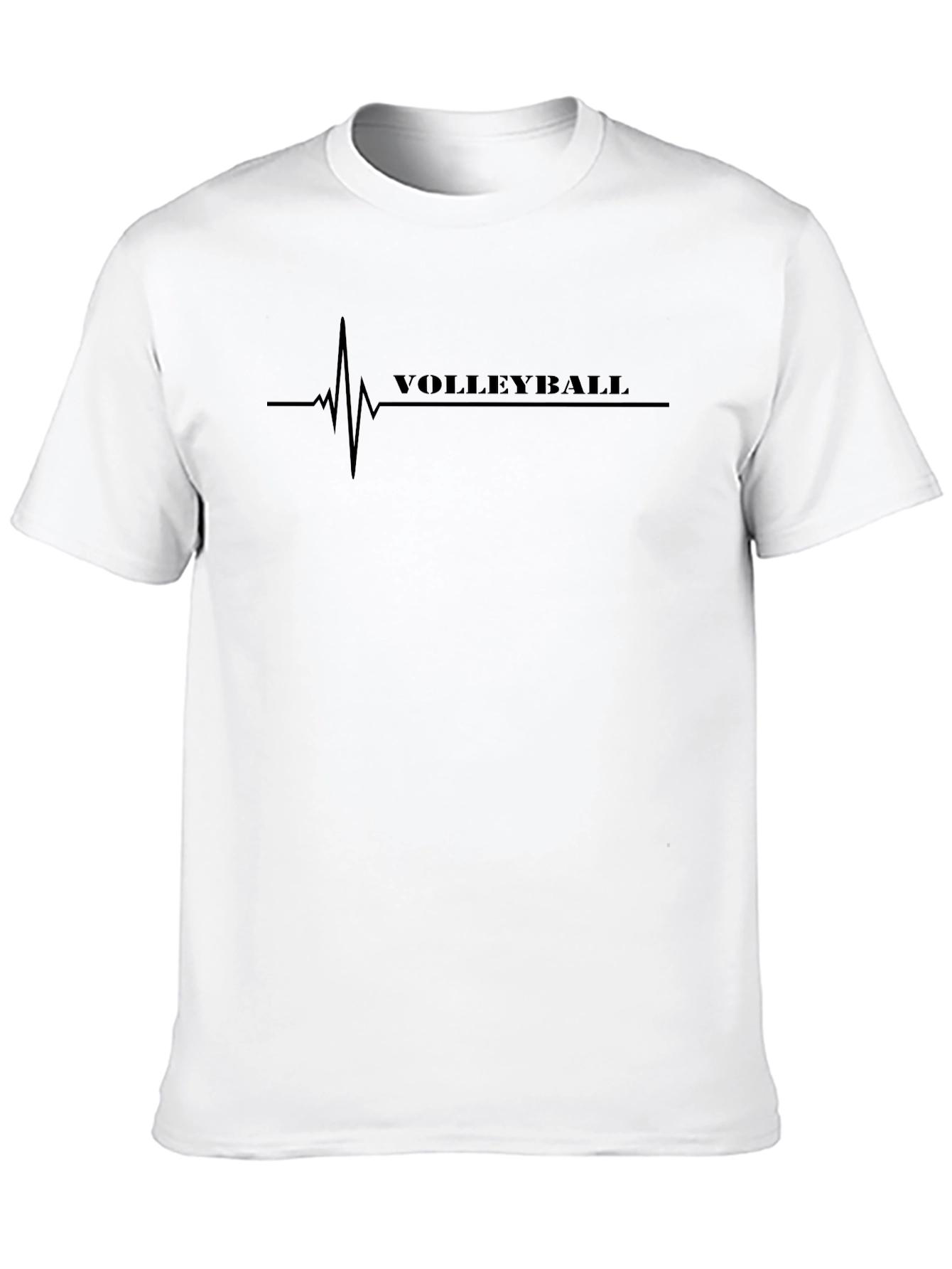 Volleyball Heartbeat T-Shirt - Sporty and Stylish