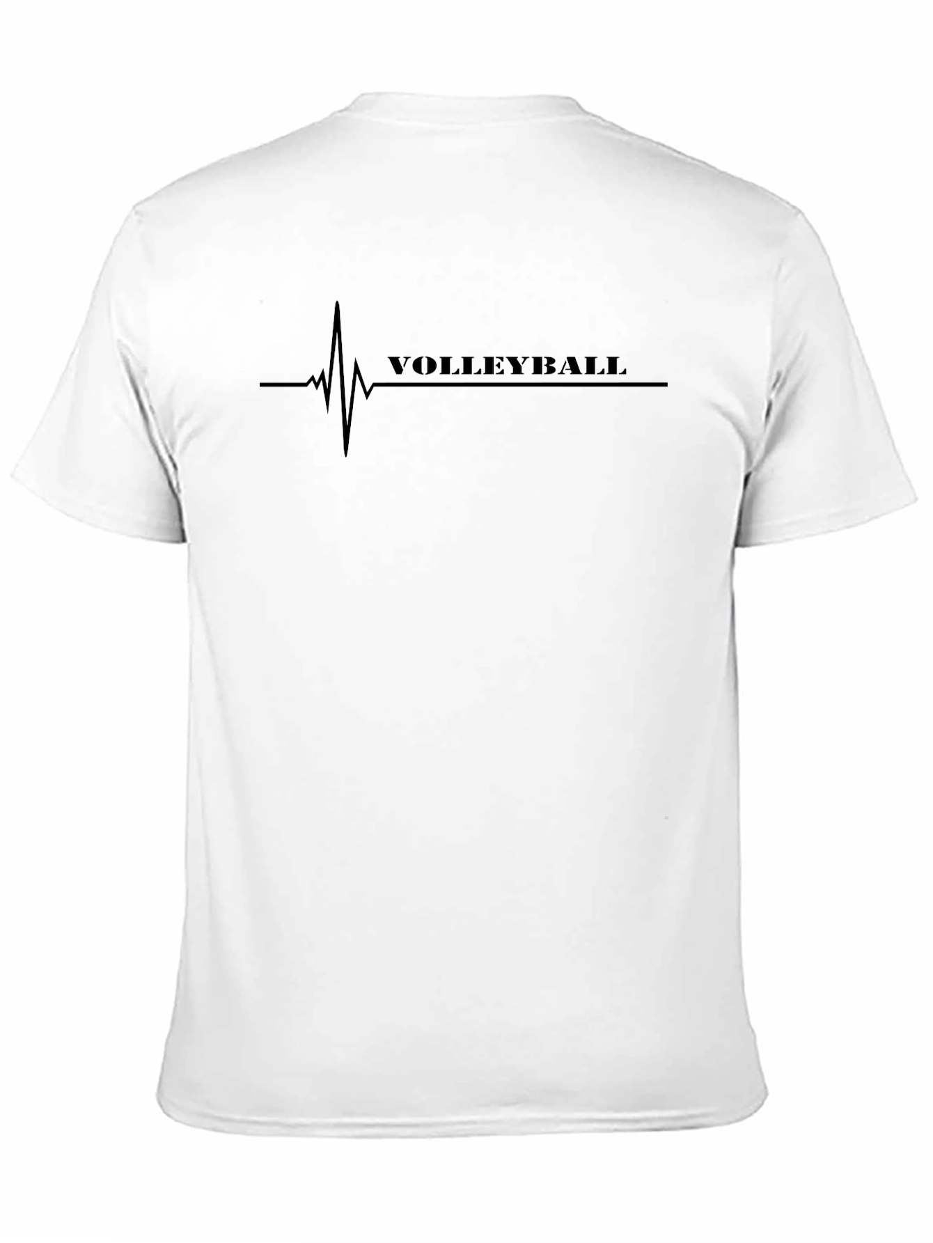 Volleyball Heartbeat T-Shirt - Sporty and Stylish