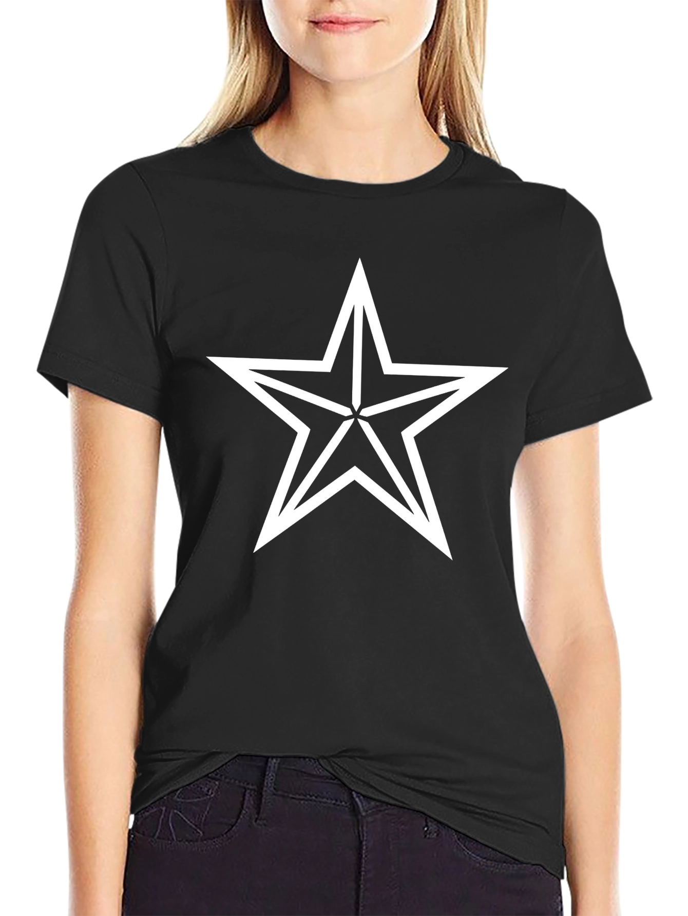 Star Graphic Black T-Shirt