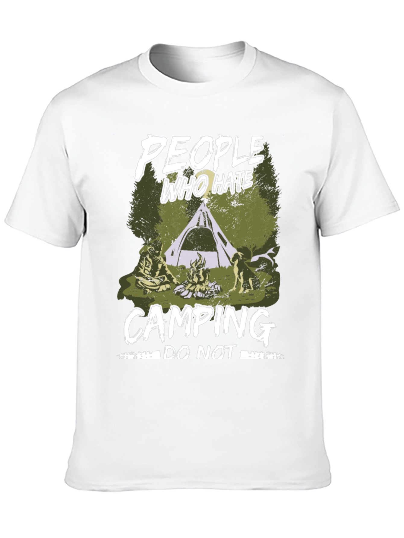 People Who Hate Camping Graphic T-Shirt