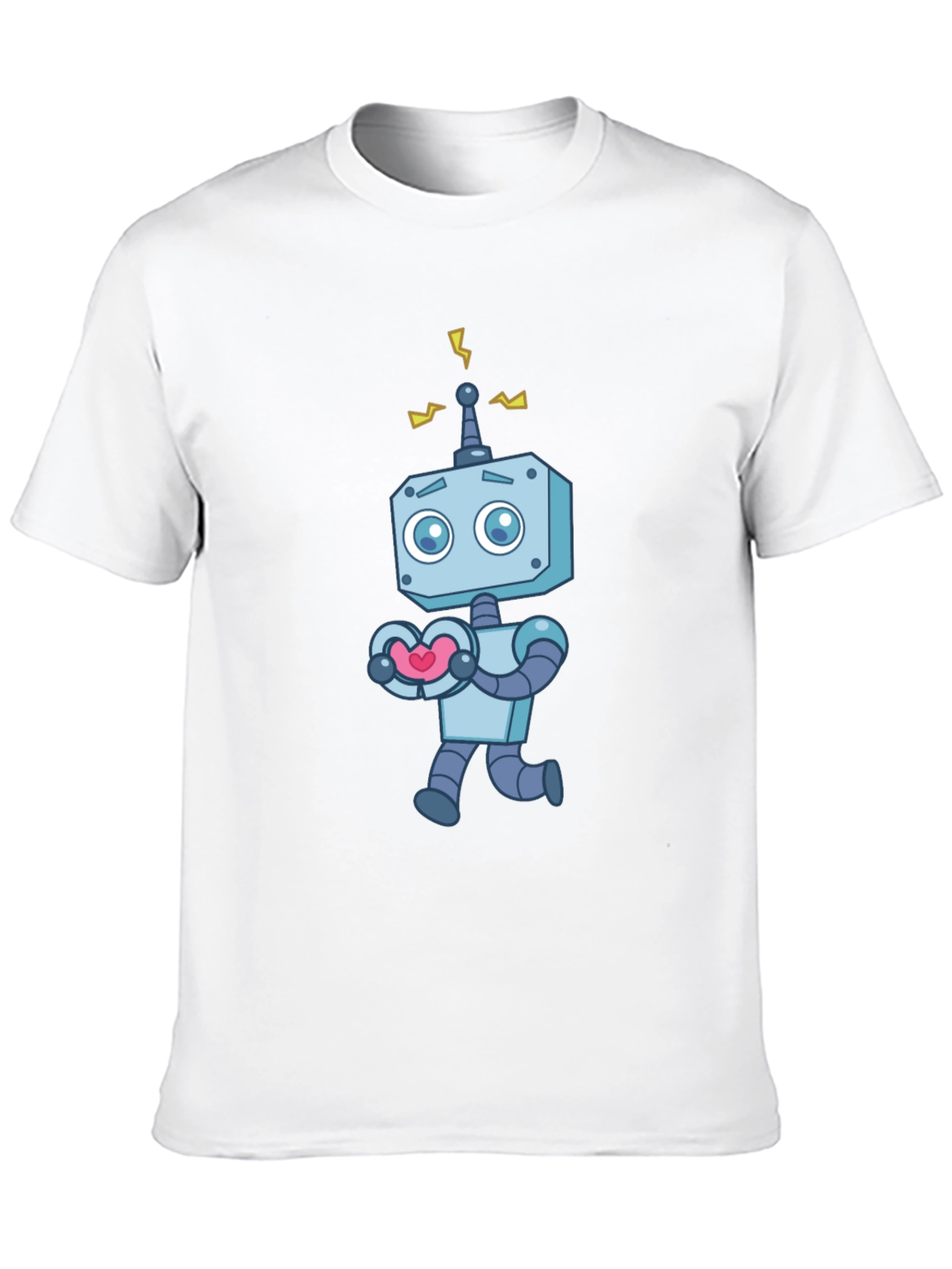 Robot Heart T-Shirt - Quirky Graphic Tee