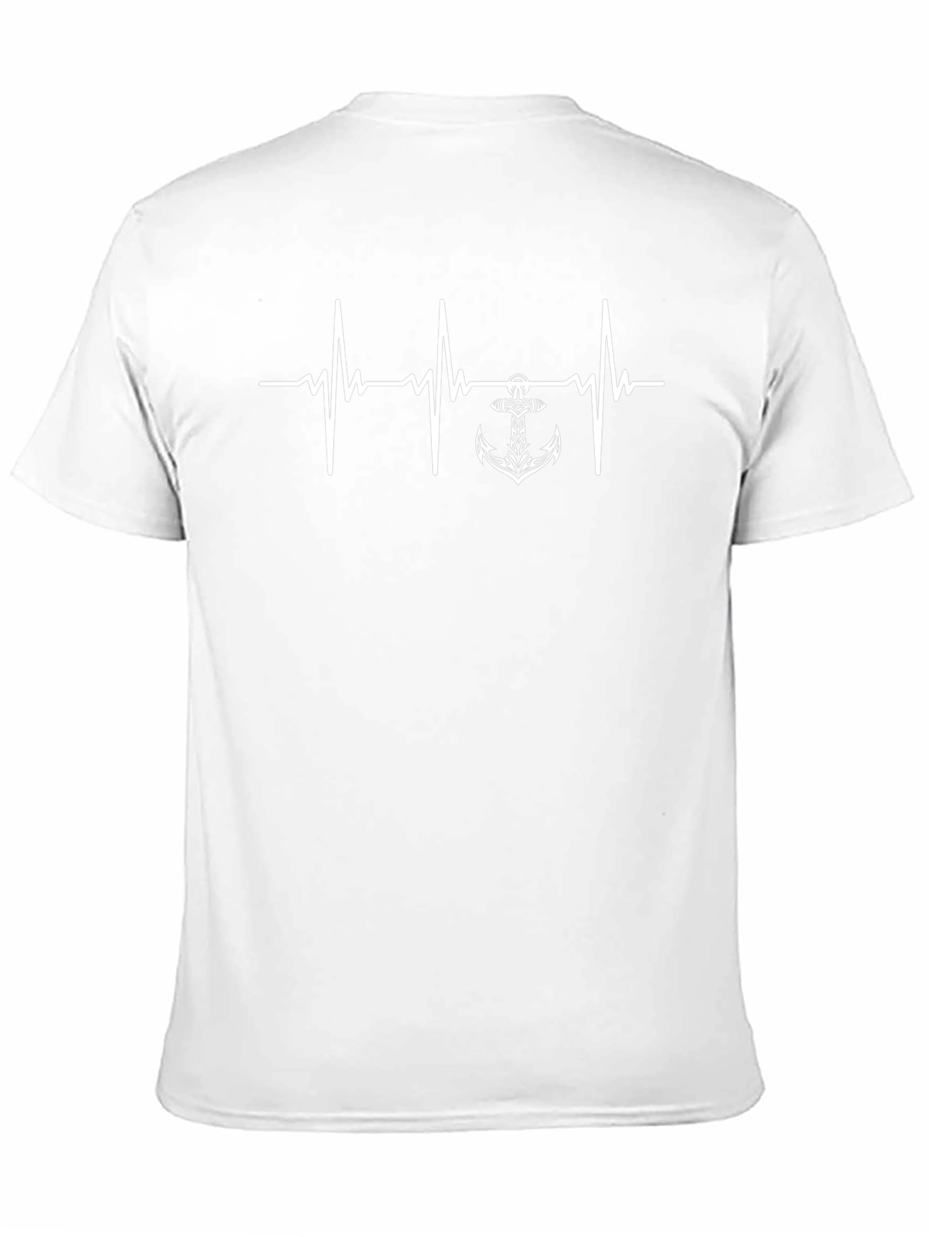 Anchor Heartbeat T-Shirt - Nautical Theme