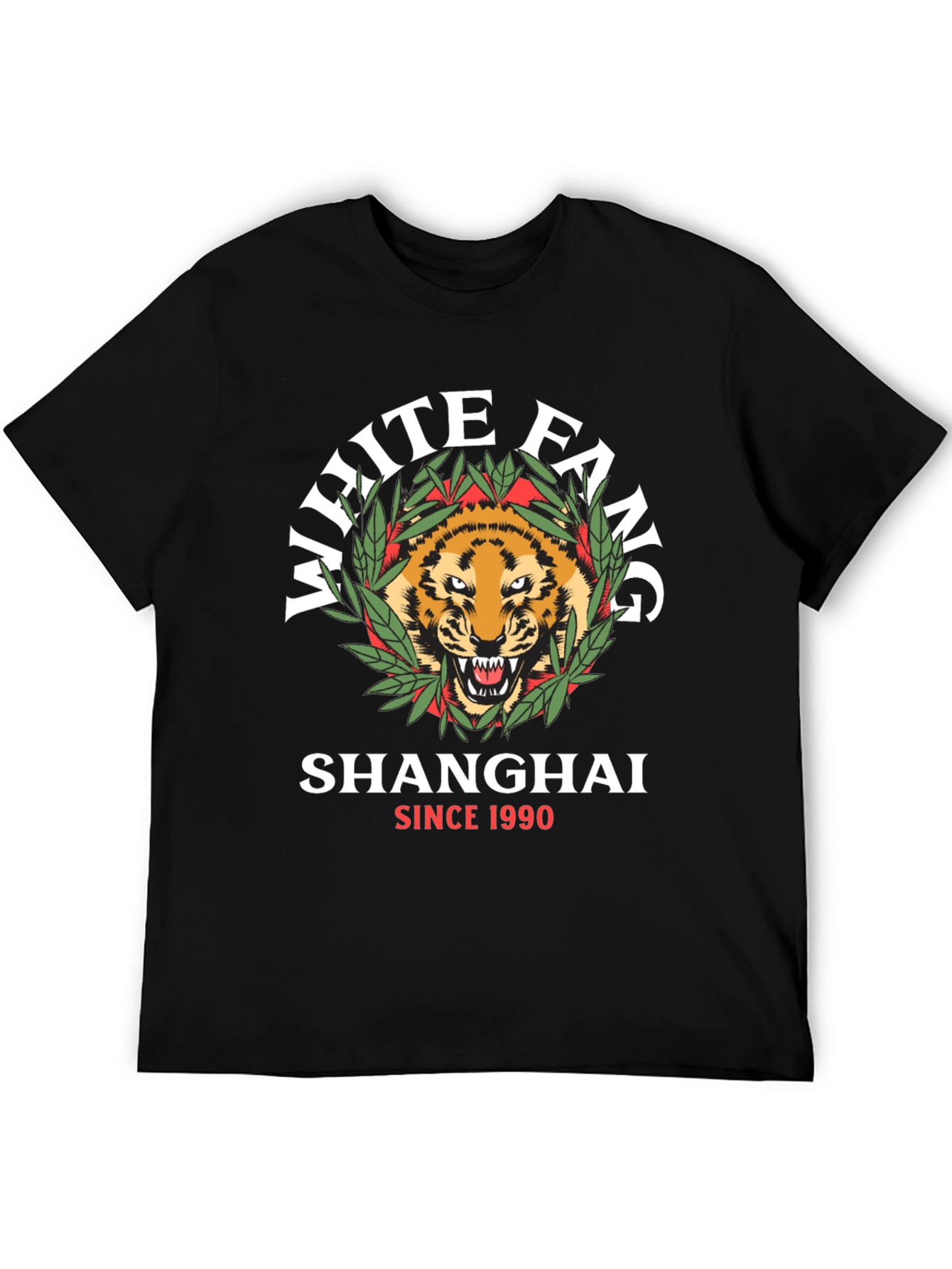 White Fang Shanghai Tiger Graphic Tee