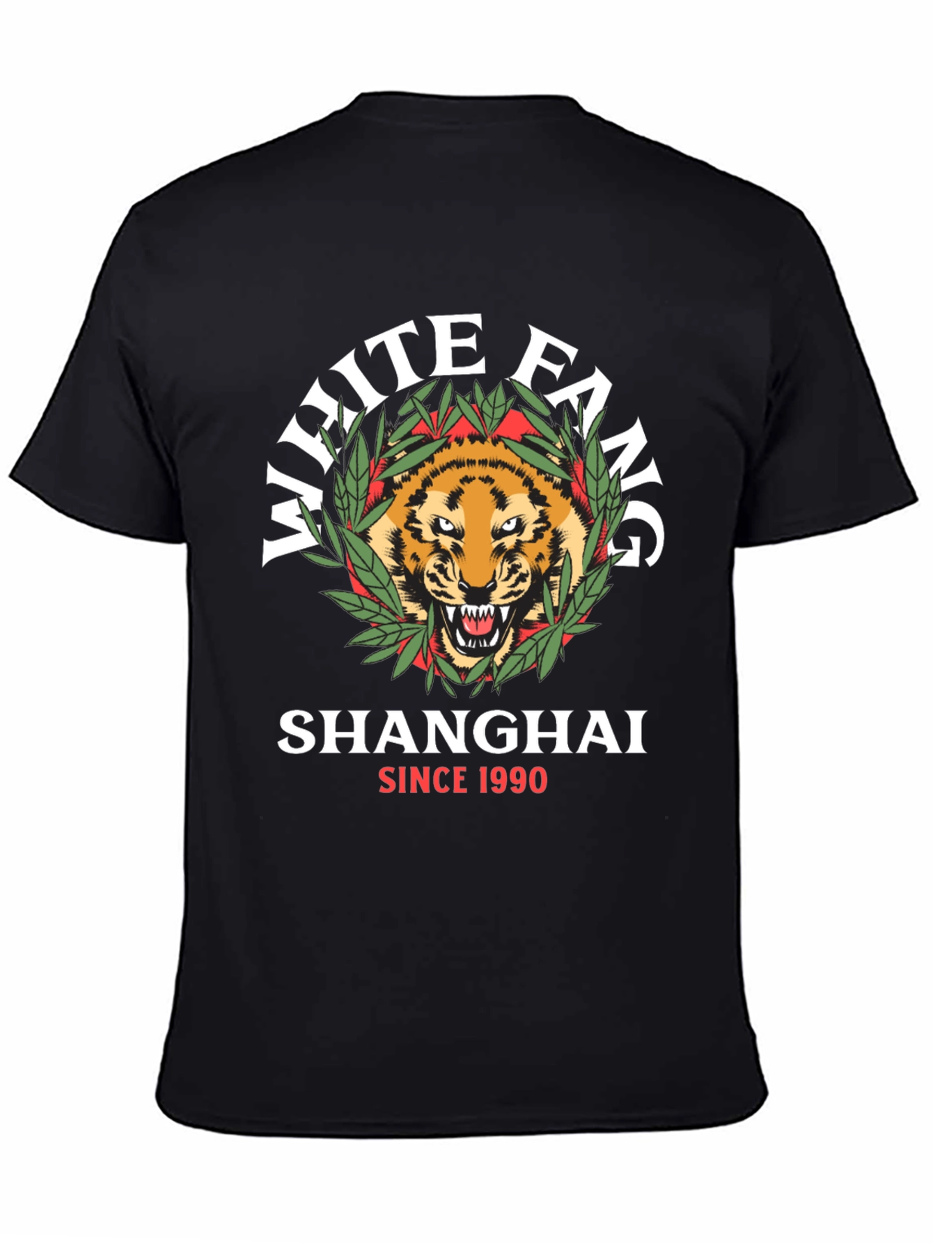 White Fang Shanghai Tiger Graphic Tee