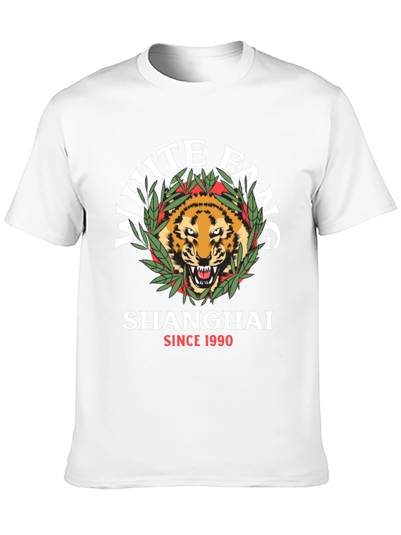 White Fang Shanghai Tiger Graphic Tee