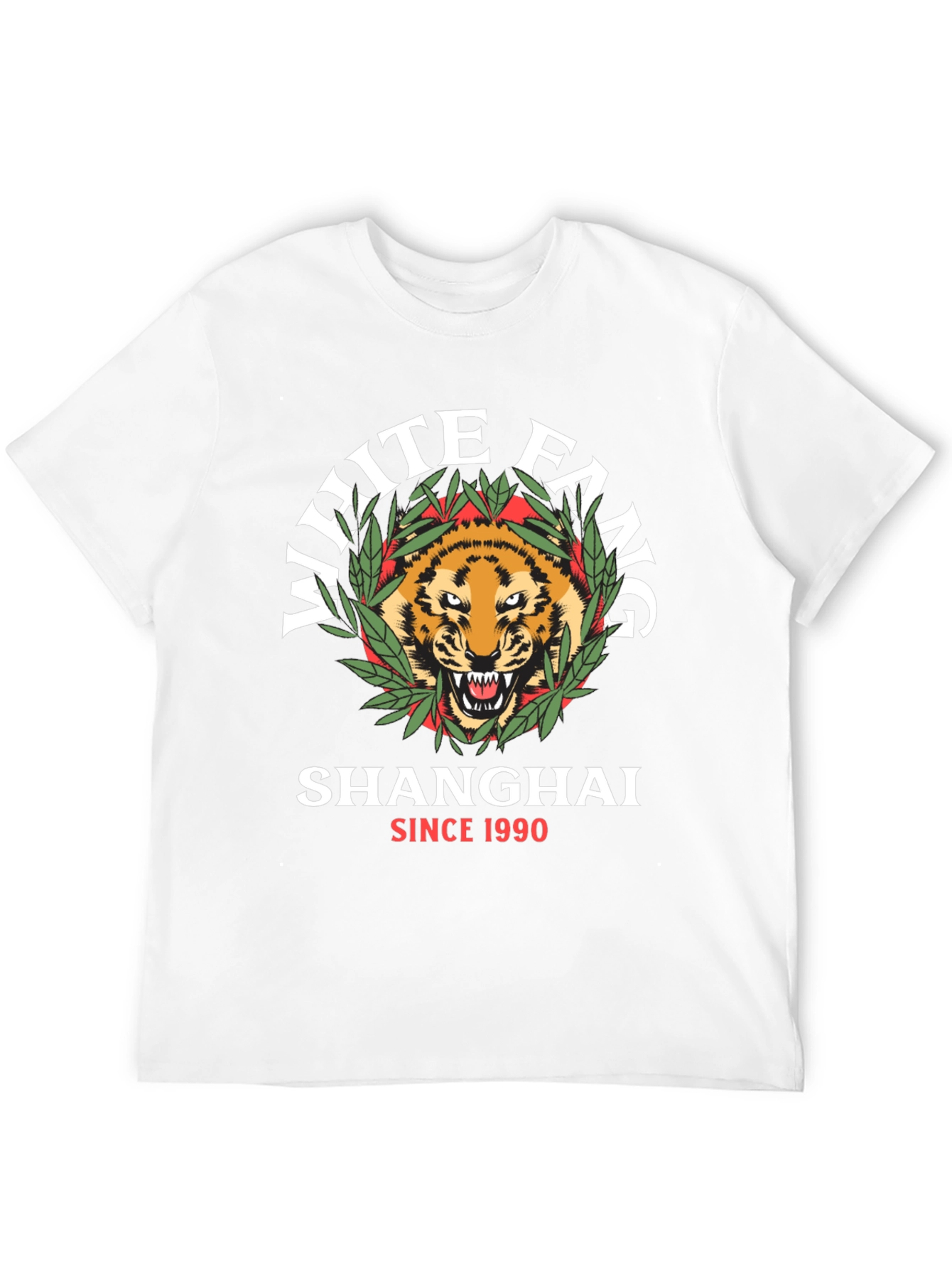 White Fang Shanghai Tiger Graphic Tee