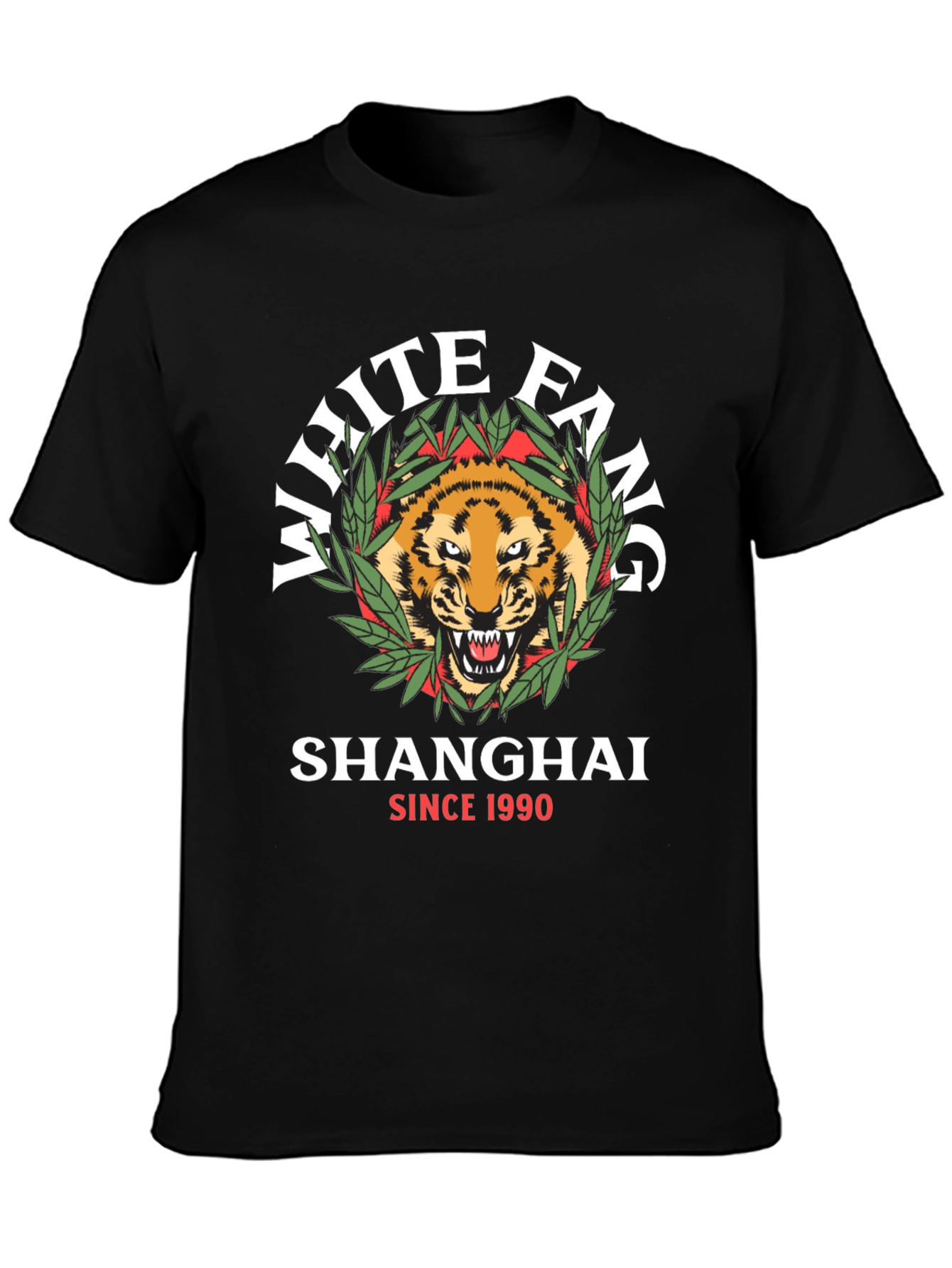 White Fang Shanghai Tiger Graphic Tee