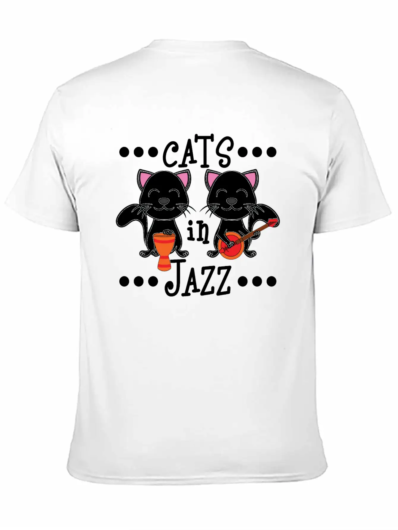 A Cute Cat Tee For Animal And Music Lovers Saying Soft Cotton Short Sleeve Tee – Unisex Wardrobe Staple