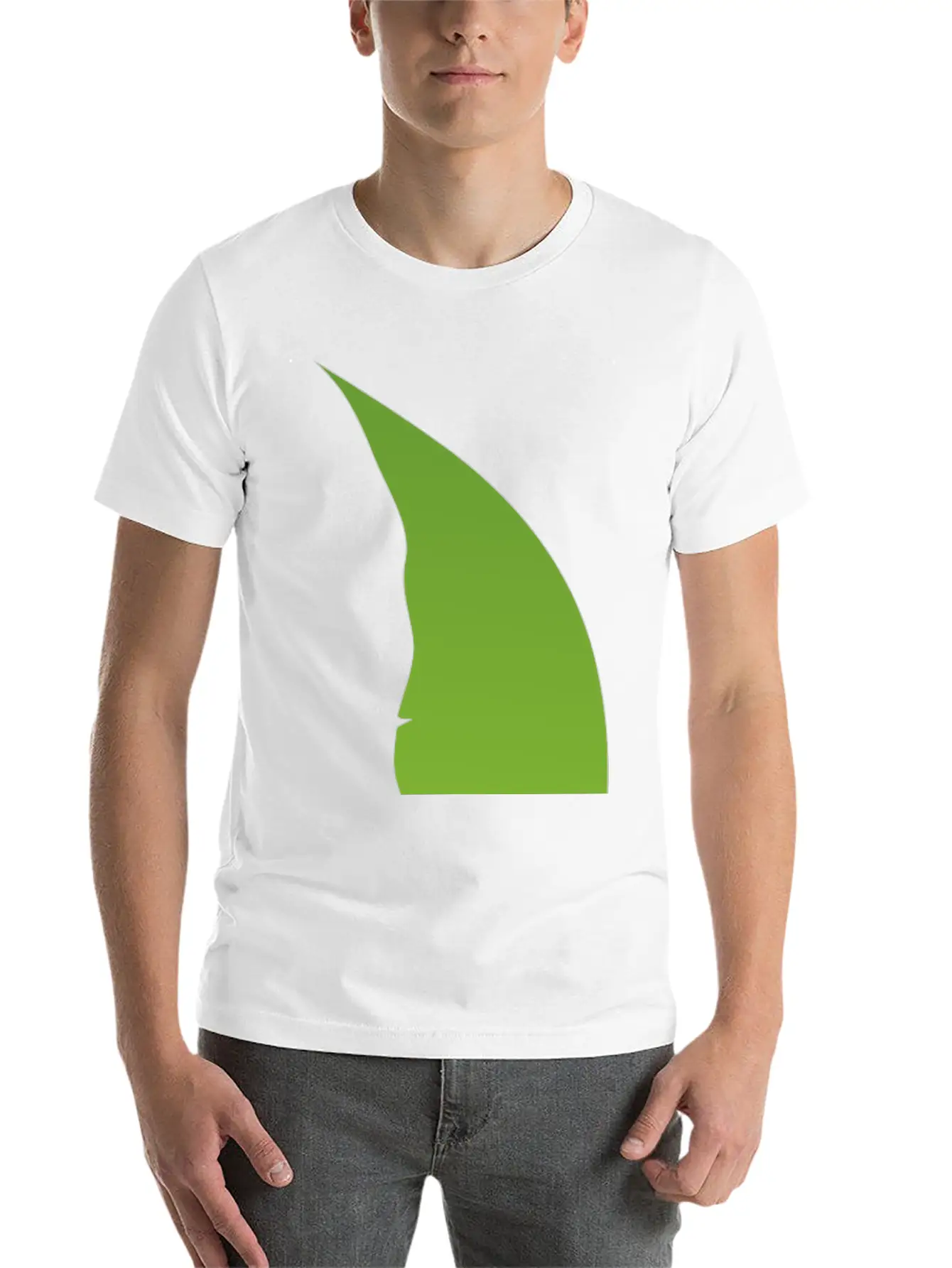 A FACE IN A TREE LEAF Unisex Casual T-Shirt – Clean Design For Daily Comfort