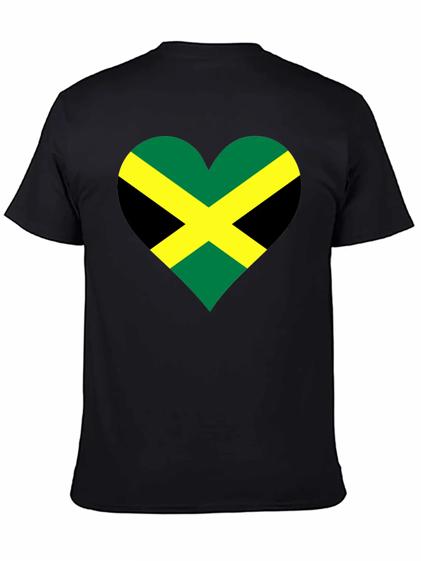 A Heart For Jamaica Lightweight Cotton T-Shirt – Daily Comfort Graphic Shirt