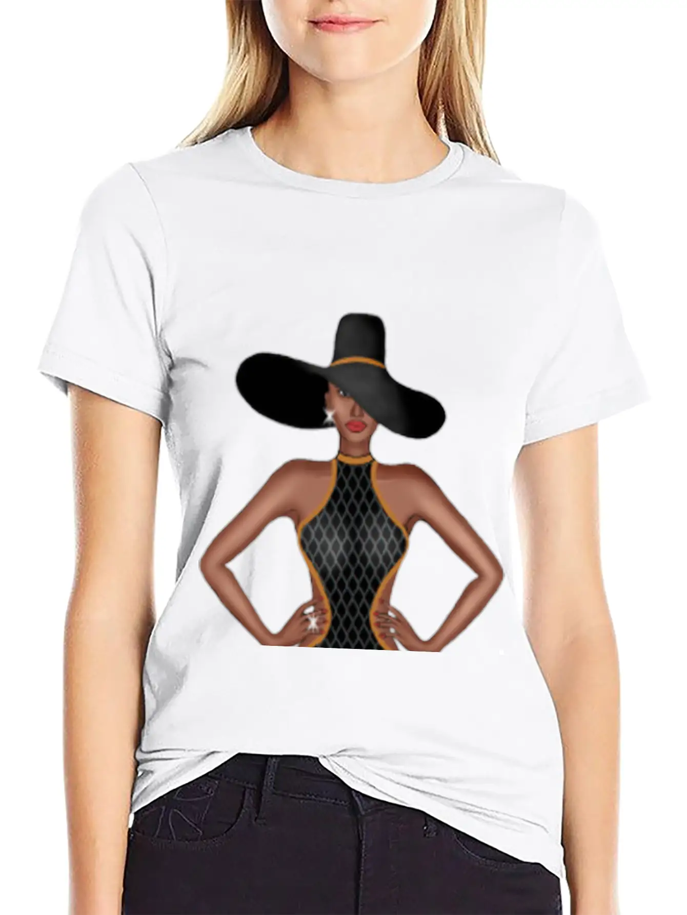 A Lady With Attitude Relaxed Everyday Tee – Lightweight And Durable Cotton
