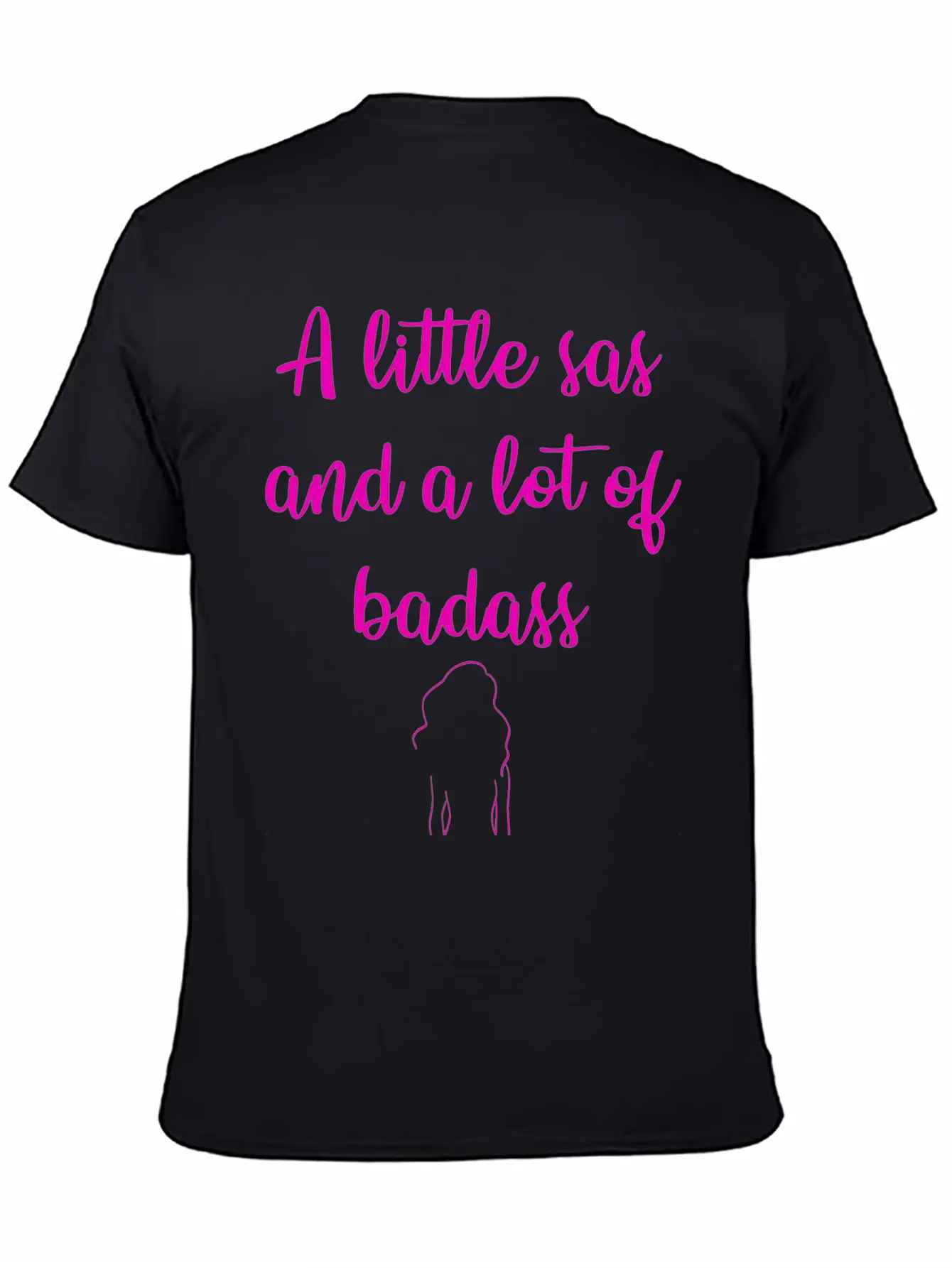 A Little Sas, A Lot Of Badass. Sassy Since Birth. Soft Cotton Short Sleeve Tee – Unisex Wardrobe Staple