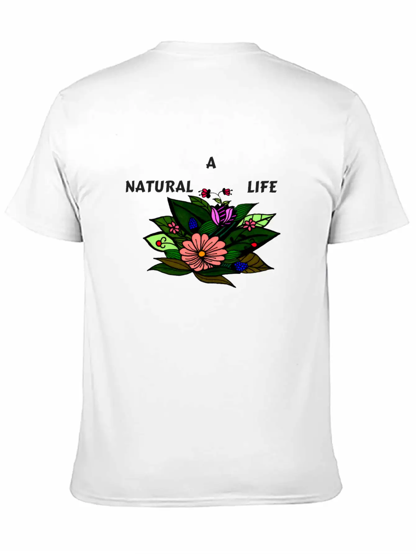 A NATURAL LIFE Modern Fit Casual T-Shirt – Clean And Versatile Design