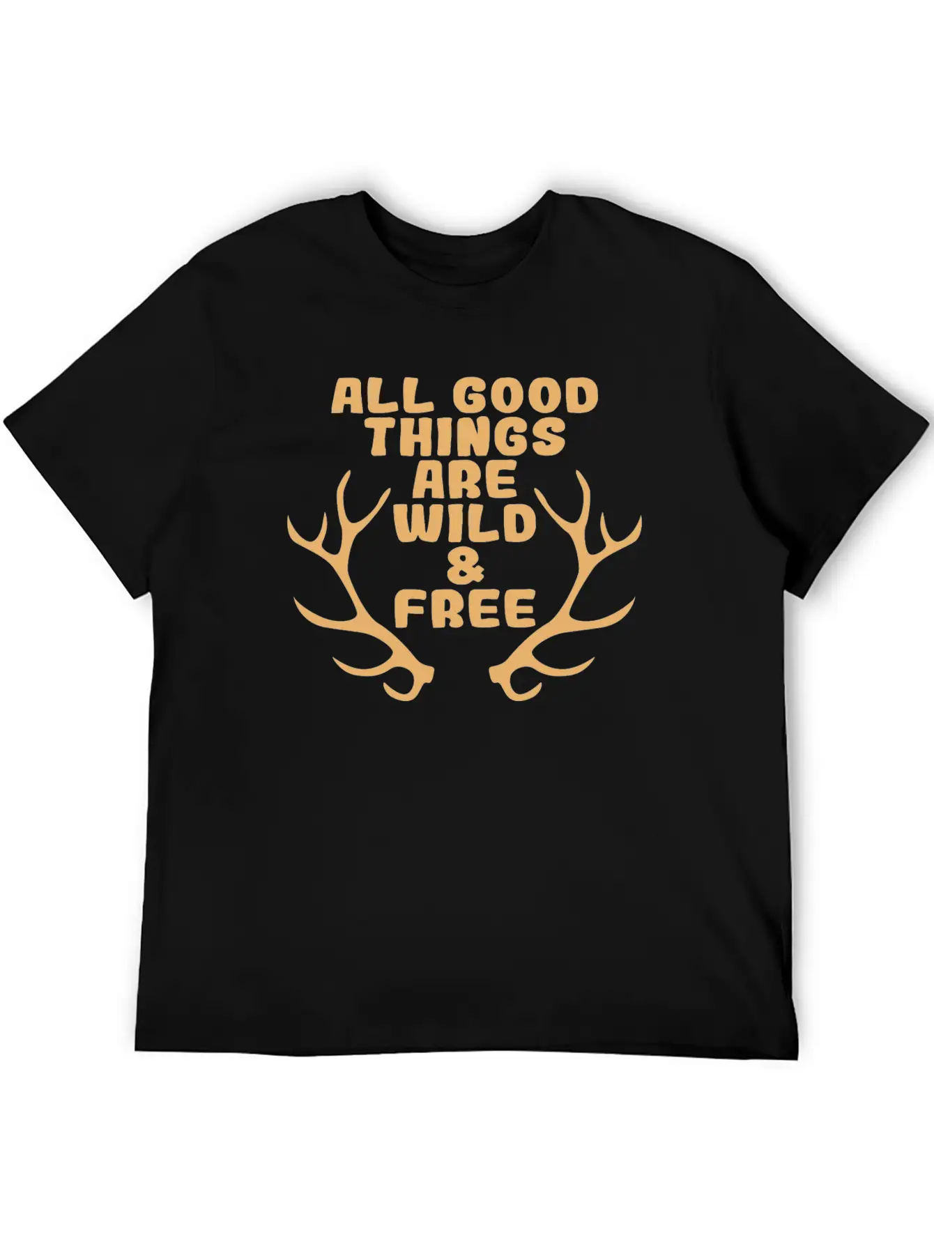 A Perfect Gift For Wild Friends Saying "All Good Lightweight Cotton T-Shirt – Daily Comfort Graphic Shirt
