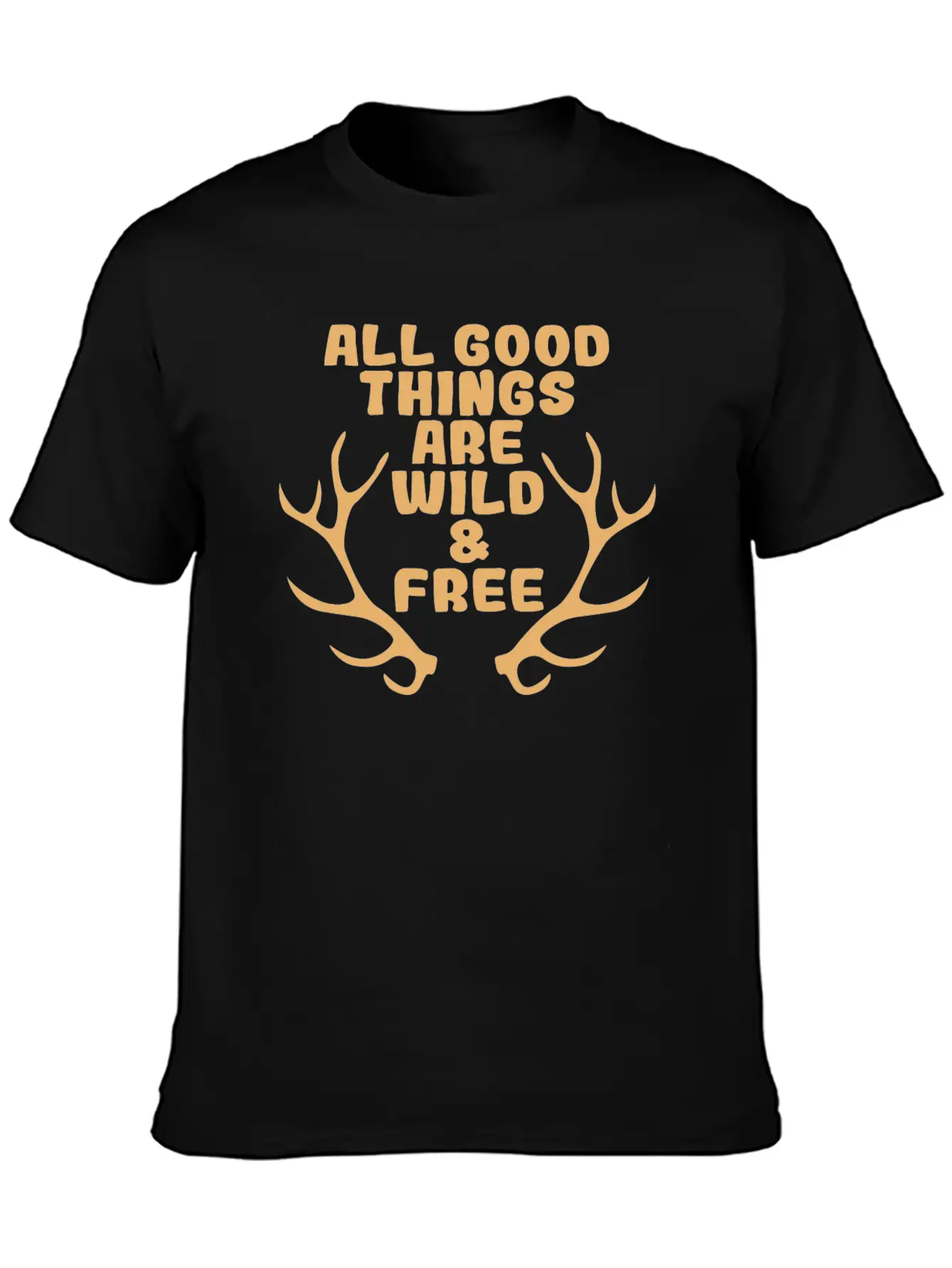 A Perfect Gift For Wild Friends Saying "All Good Lightweight Cotton T-Shirt – Daily Comfort Graphic Shirt