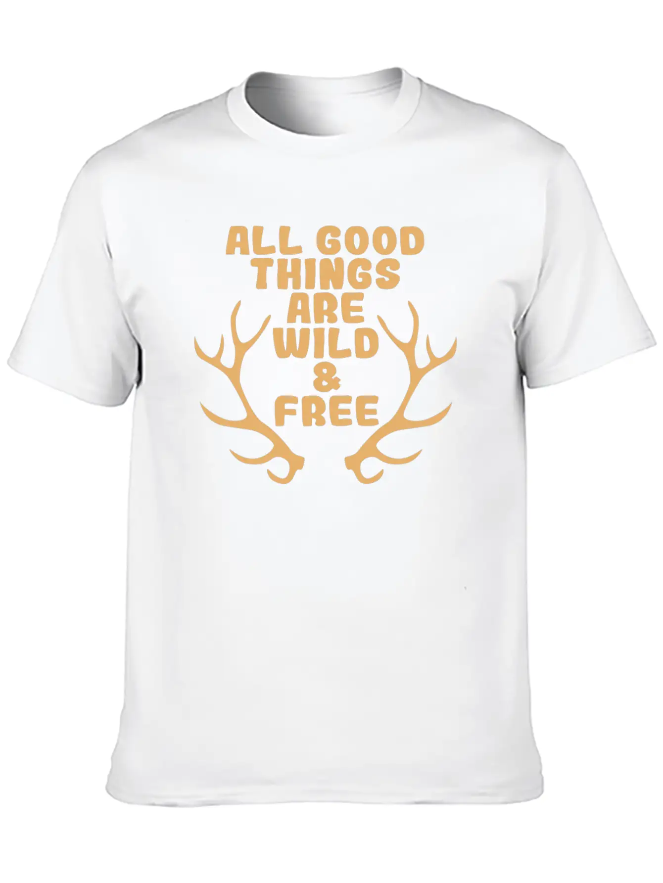 A Perfect Gift For Wild Friends Saying "All Good Lightweight Cotton T-Shirt – Daily Comfort Graphic Shirt