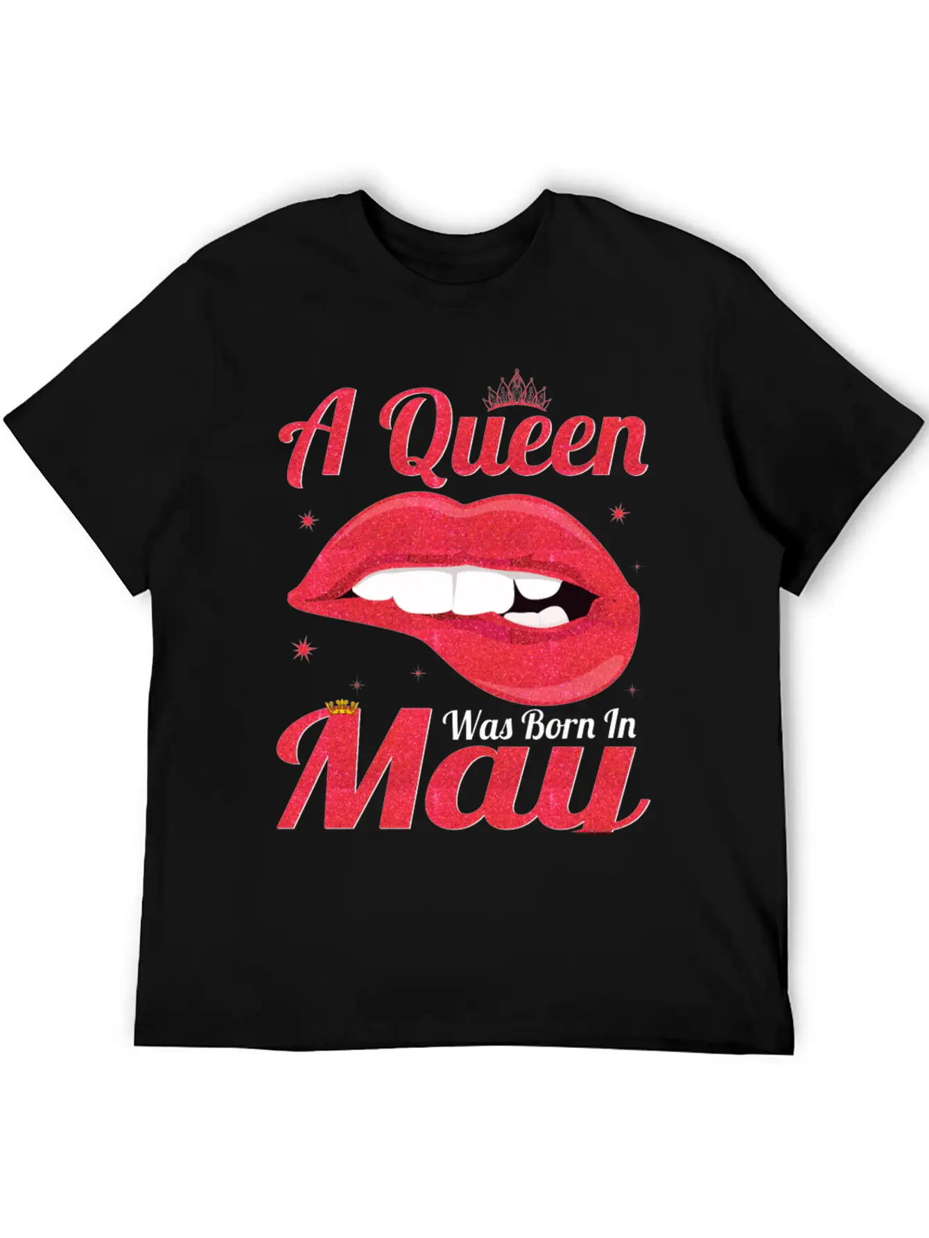 A QUEEN WAS BORN In MAY Lightweight Cotton T-Shirt – Daily Comfort Graphic Shirt
