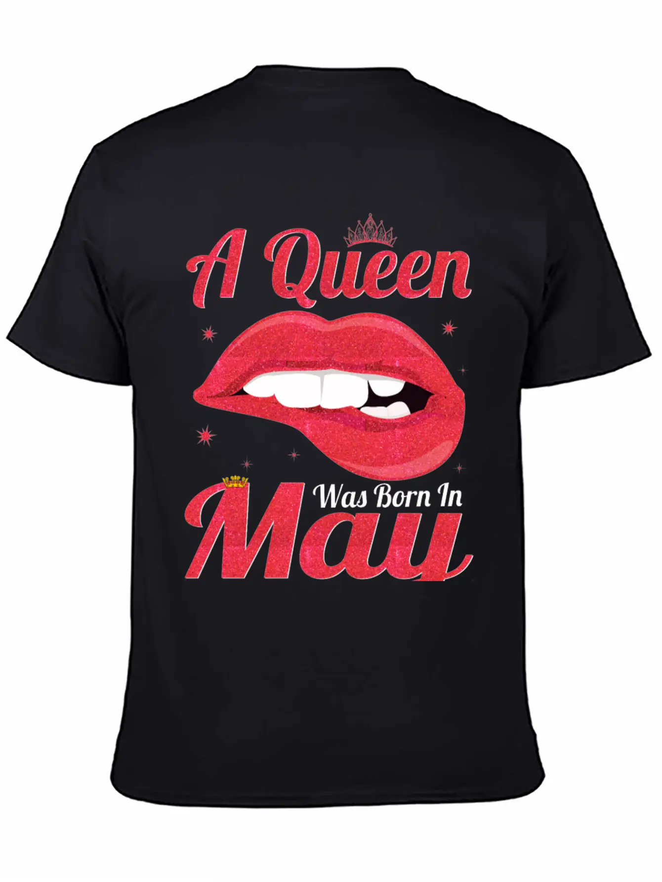 A QUEEN WAS BORN In MAY Lightweight Cotton T-Shirt – Daily Comfort Graphic Shirt