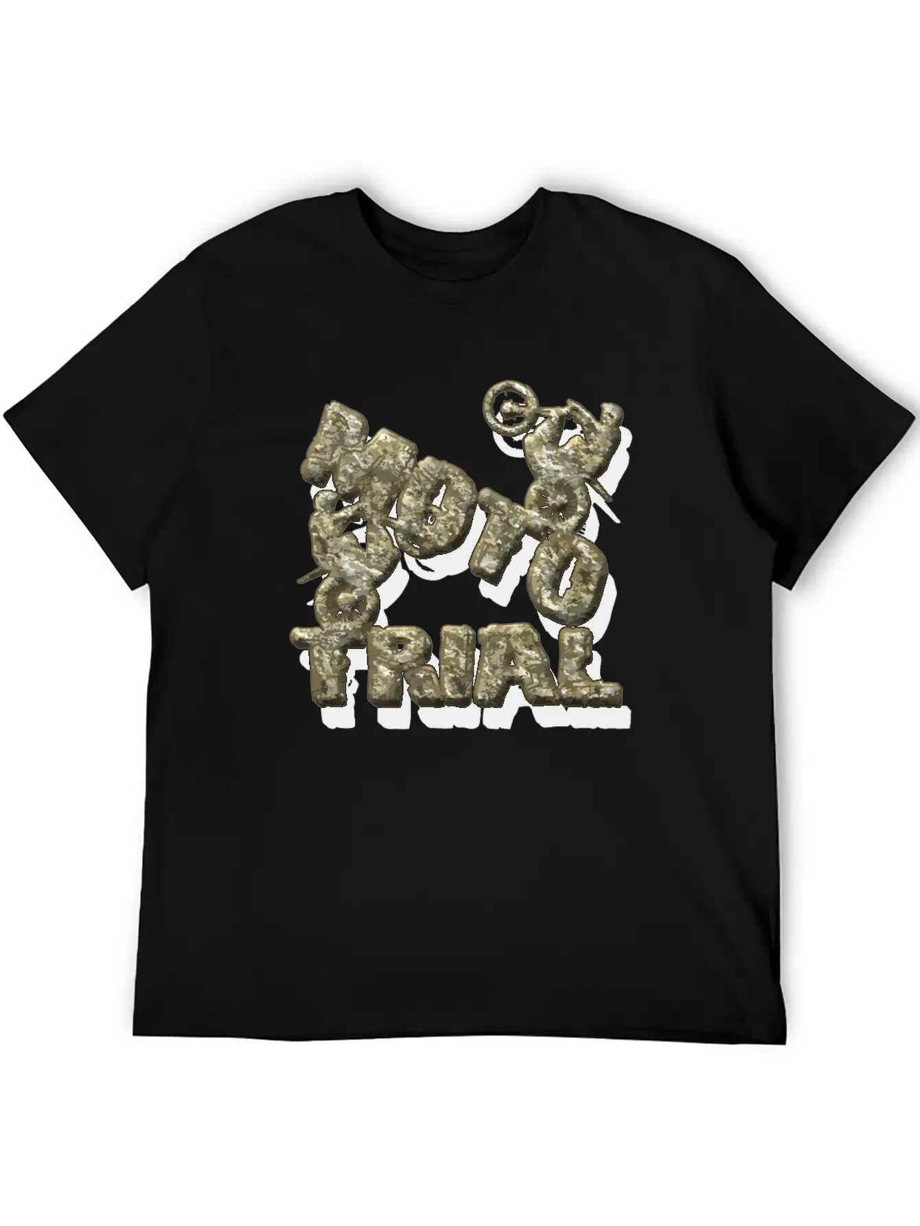 A Stone Monument For - Moto Trial Stylish Everyday T-Shirt – Unisex Basic Cotton Tee