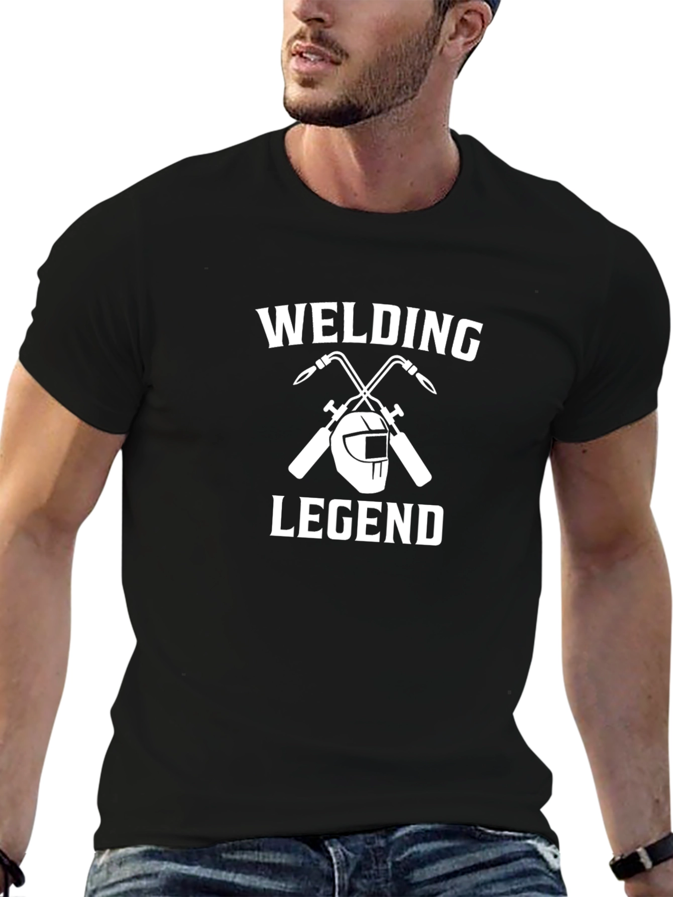 Welding Legend Graphic Tee - Black