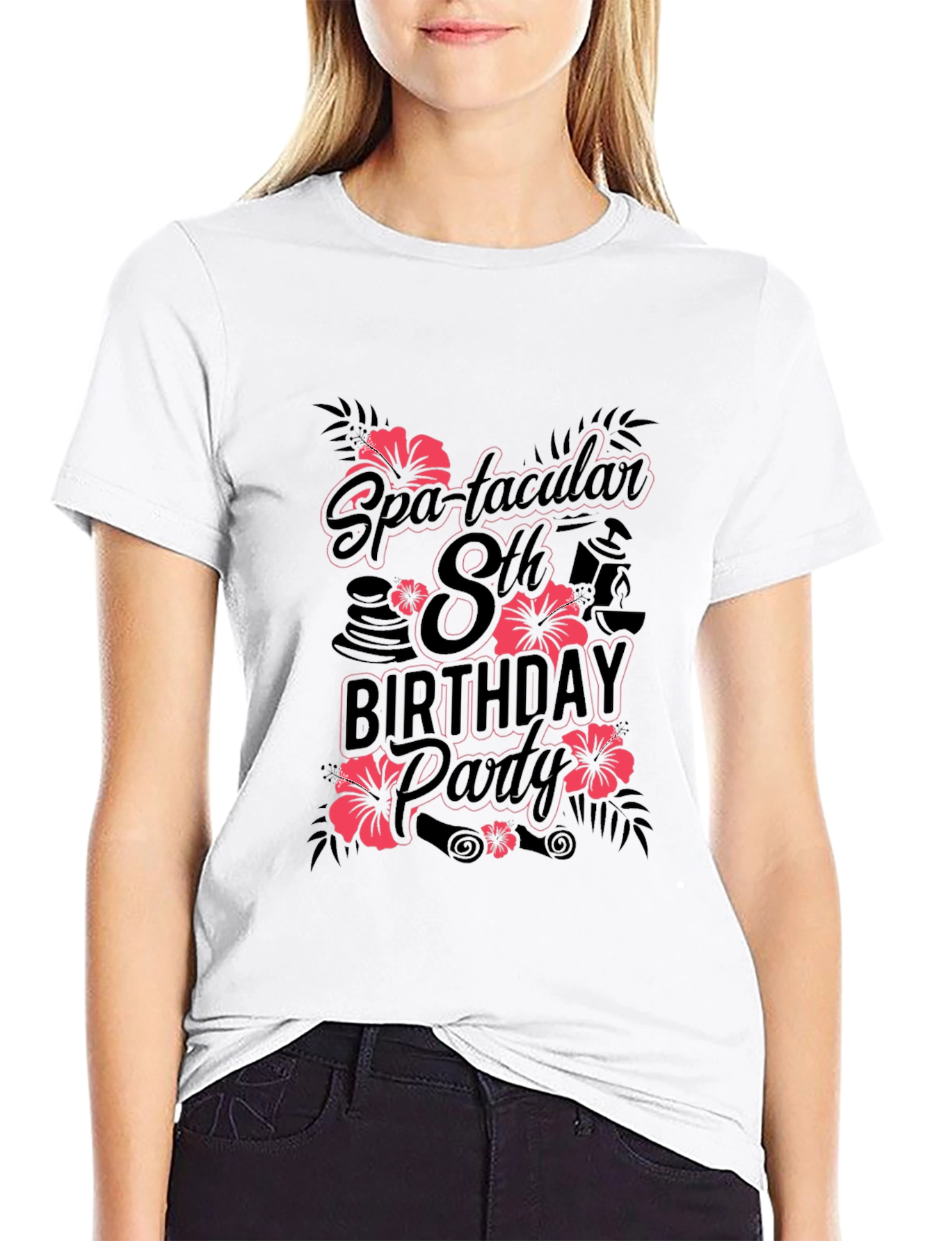 Spa-tacular 8th Birthday Party T-Shirt