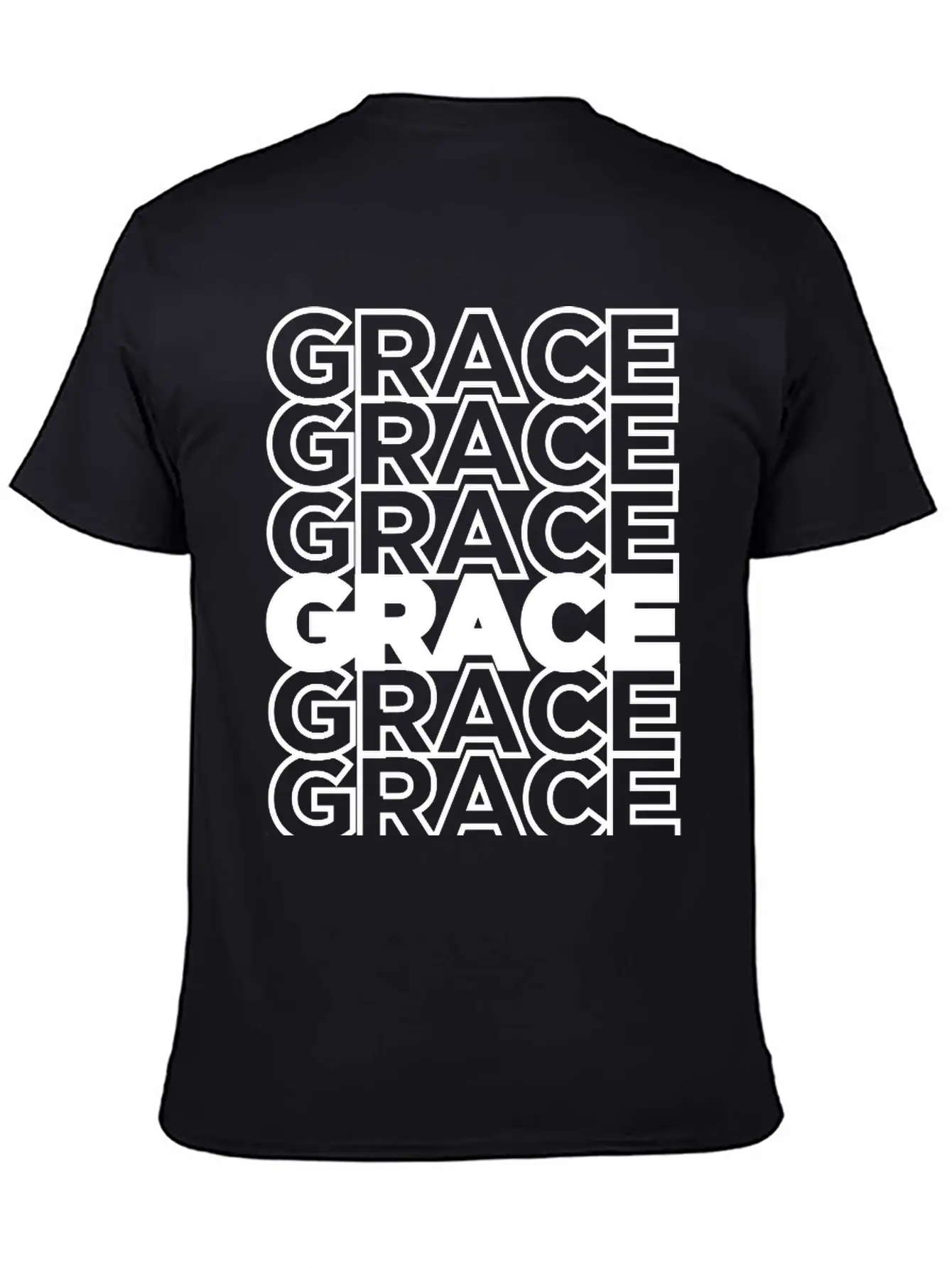 Abounding GRACE - Remix Unisex Casual T-Shirt – Clean Design For Daily Comfort