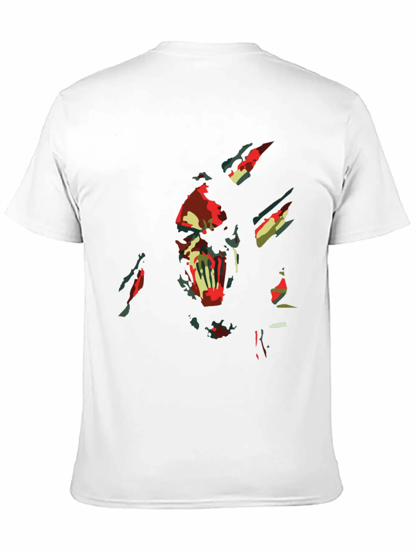 Abstrac Gothic Face Lightweight Cotton T-Shirt – Daily Comfort Graphic Shirt