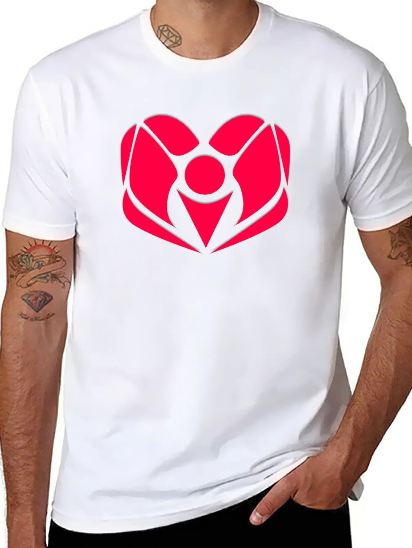 Abstract Alignment Unisex Casual T-Shirt – Clean Design For Daily Comfort