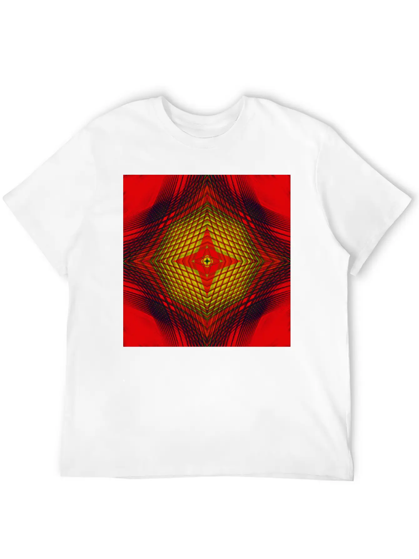 Abstract Star Fine Art For Home Decoration. Modern Fit Casual T-Shirt – Clean And Versatile Design