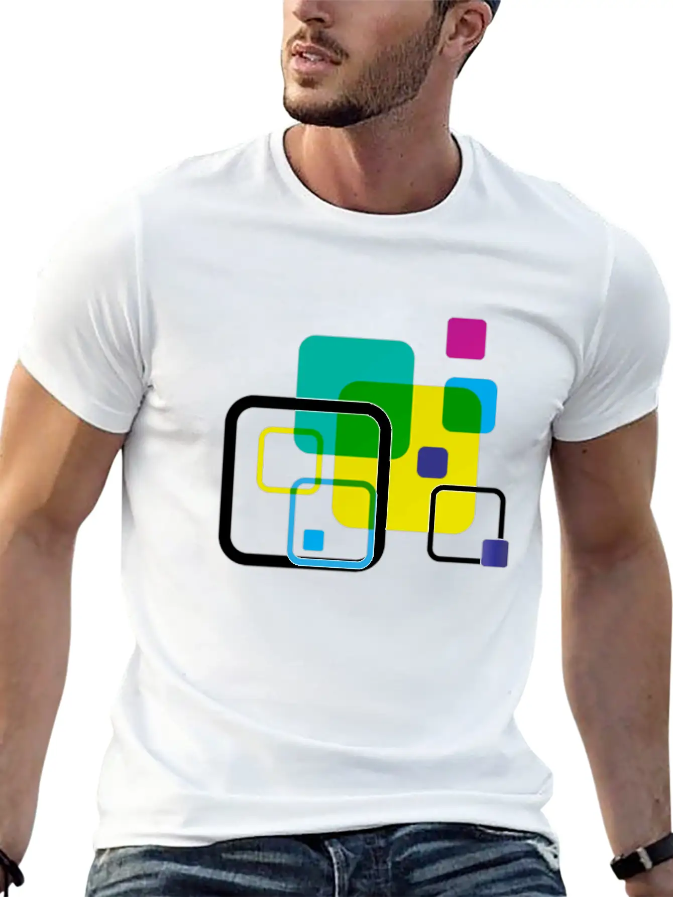 Abstract Unisex Casual T-Shirt – Clean Design For Daily Comfort