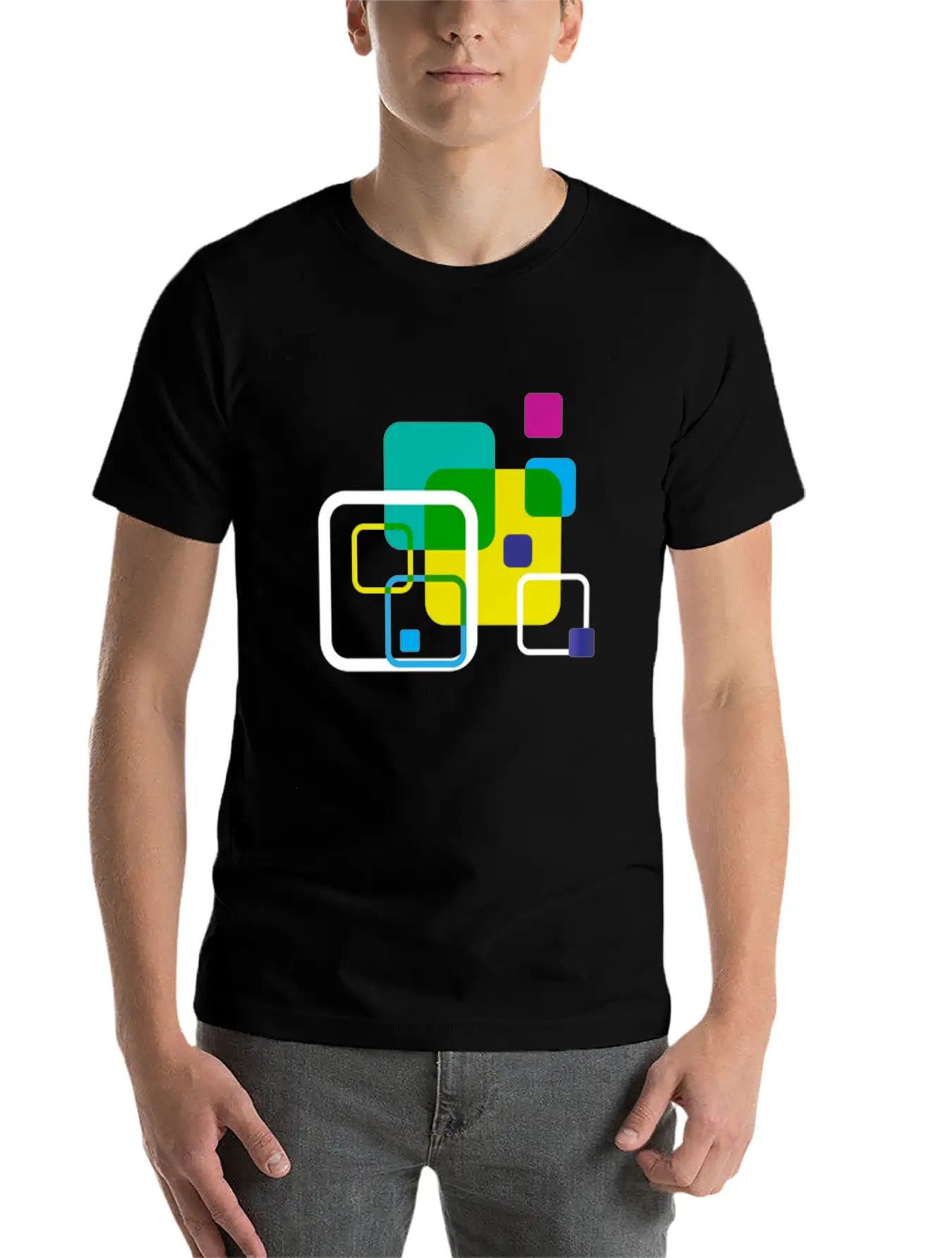 Abstract Unisex Casual T-Shirt – Clean Design For Daily Comfort