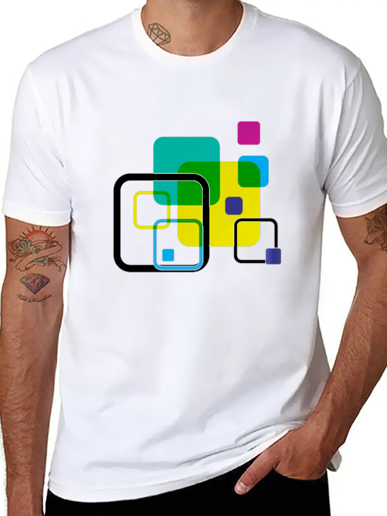 Abstract Unisex Casual T-Shirt – Clean Design For Daily Comfort