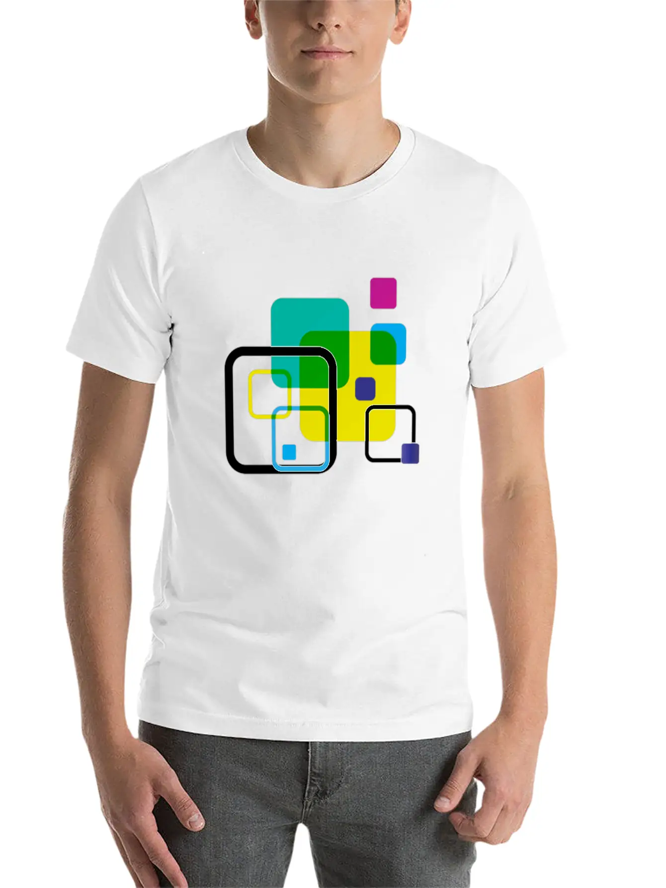 Abstract Unisex Casual T-Shirt – Clean Design For Daily Comfort