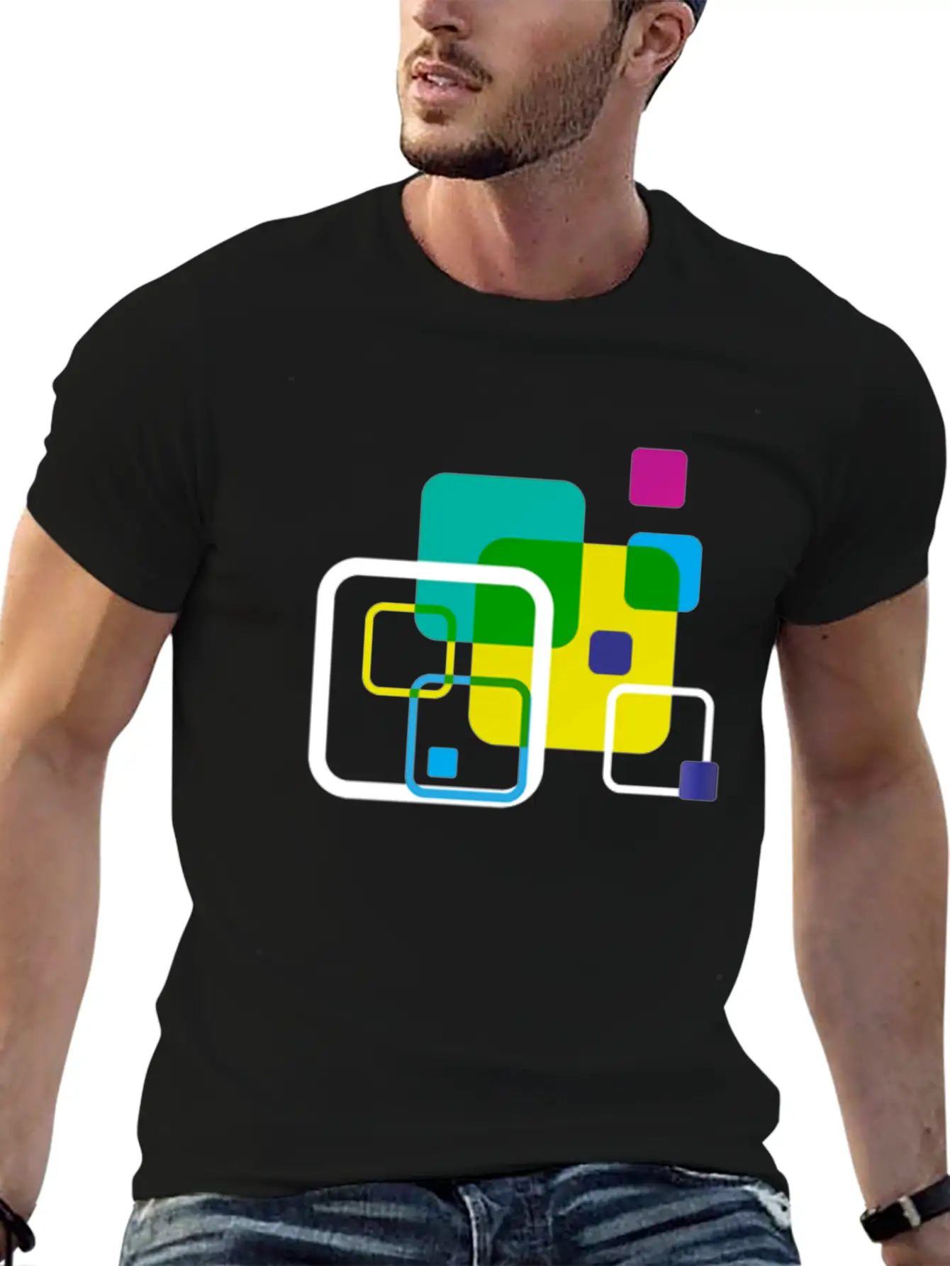 Abstract Unisex Casual T-Shirt – Clean Design For Daily Comfort