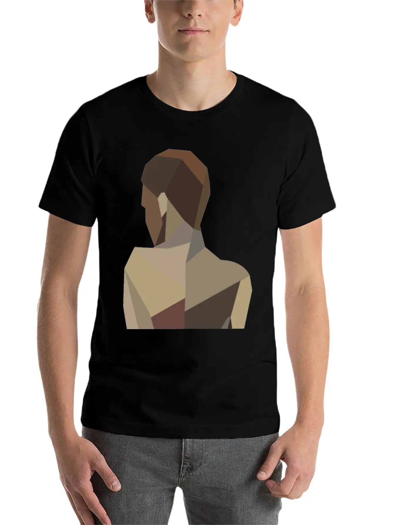 Abstract Woman Modern Fit Casual T-Shirt – Clean And Versatile Design
