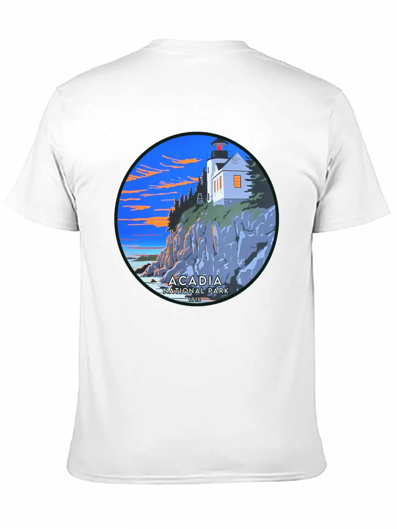 Acadia National Park Modern Fit Casual T-Shirt – Clean And Versatile Design