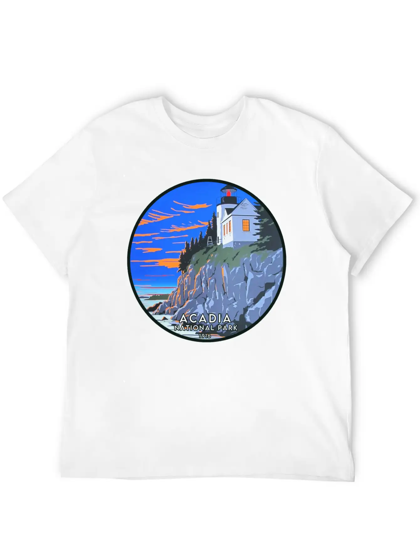 Acadia National Park Modern Fit Casual T-Shirt – Clean And Versatile Design