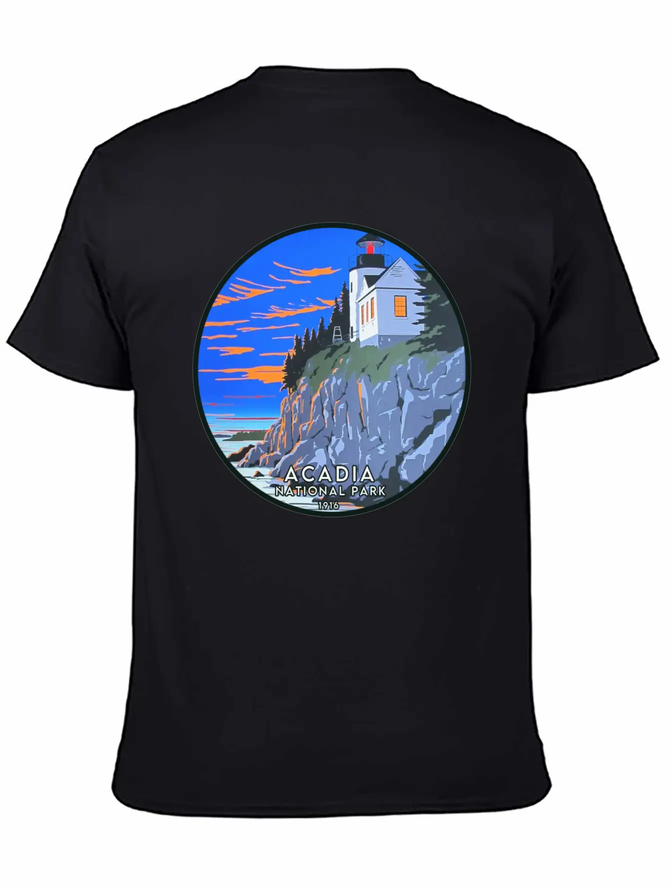 Acadia National Park Modern Fit Casual T-Shirt – Clean And Versatile Design