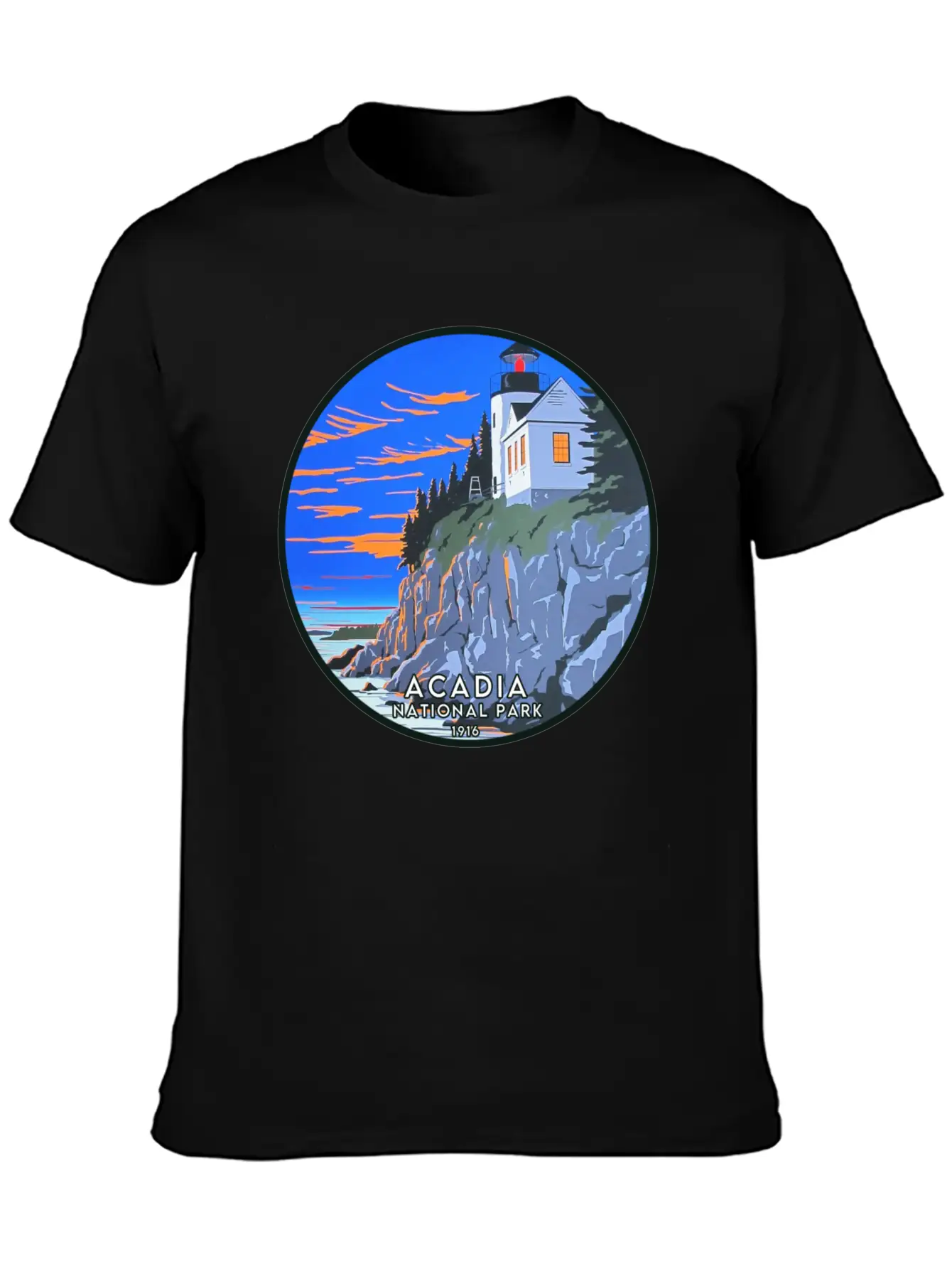 Acadia National Park Modern Fit Casual T-Shirt – Clean And Versatile Design