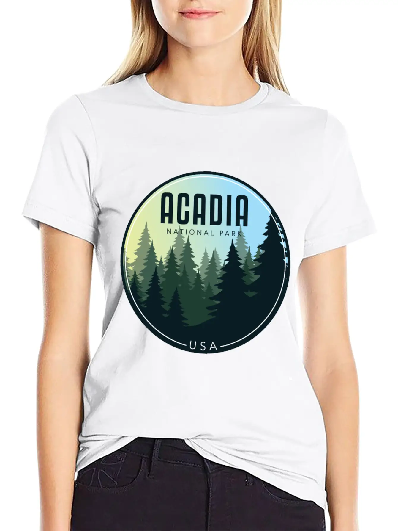 Acadia National Park - USA Soft Cotton Short Sleeve Tee – Unisex Wardrobe Staple
