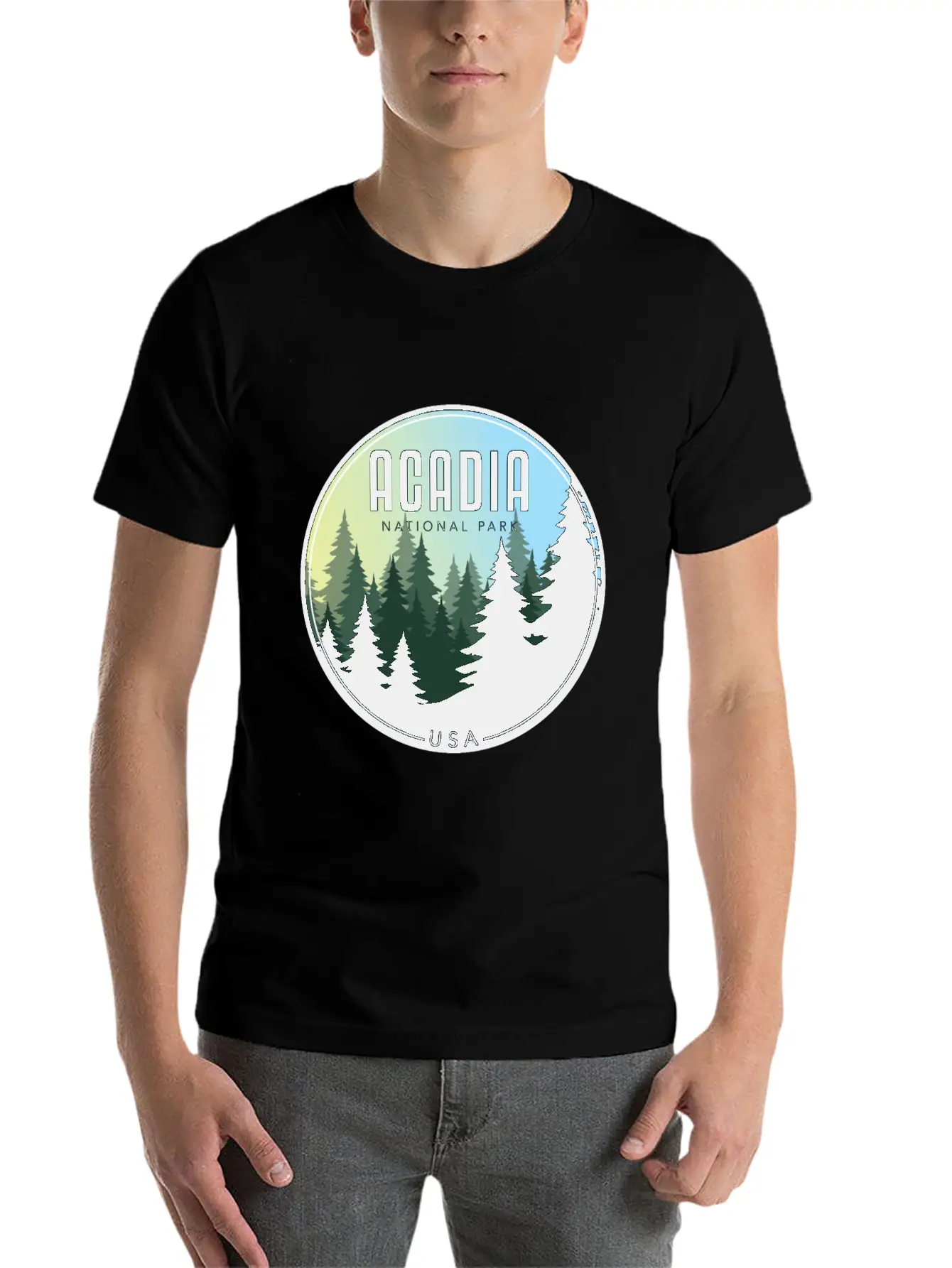 Acadia National Park - USA Soft Cotton Short Sleeve Tee – Unisex Wardrobe Staple