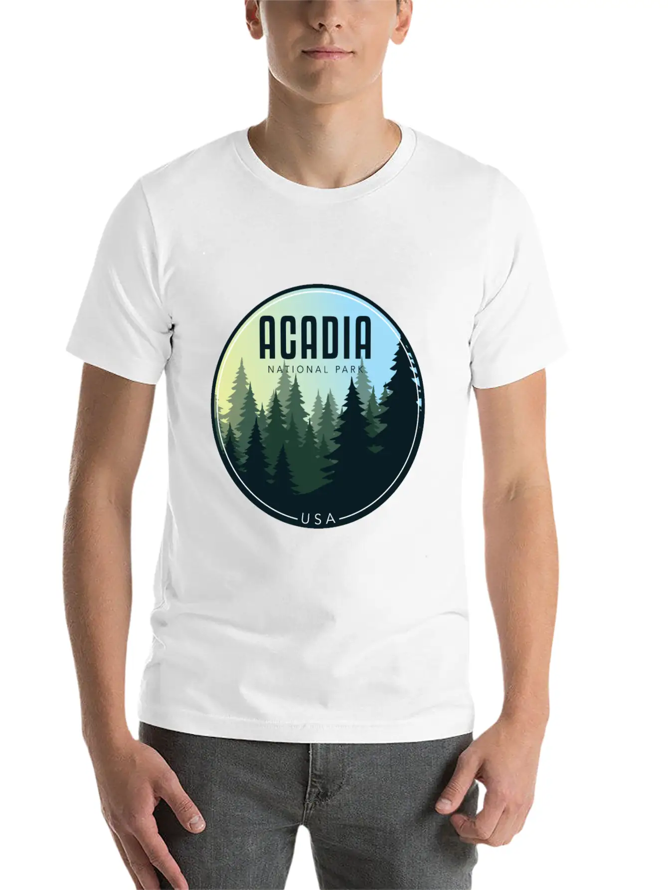 Acadia National Park - USA Soft Cotton Short Sleeve Tee – Unisex Wardrobe Staple