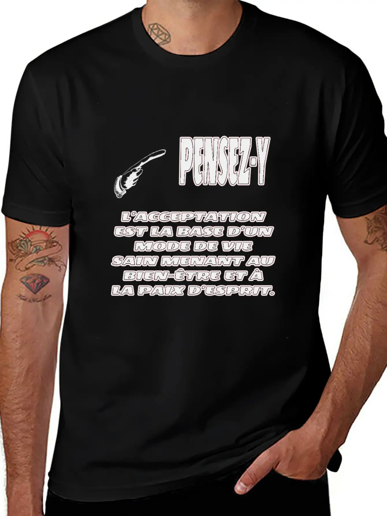 Acceptance Is Well-being Lightweight Cotton T-Shirt – Daily Comfort Graphic Shirt