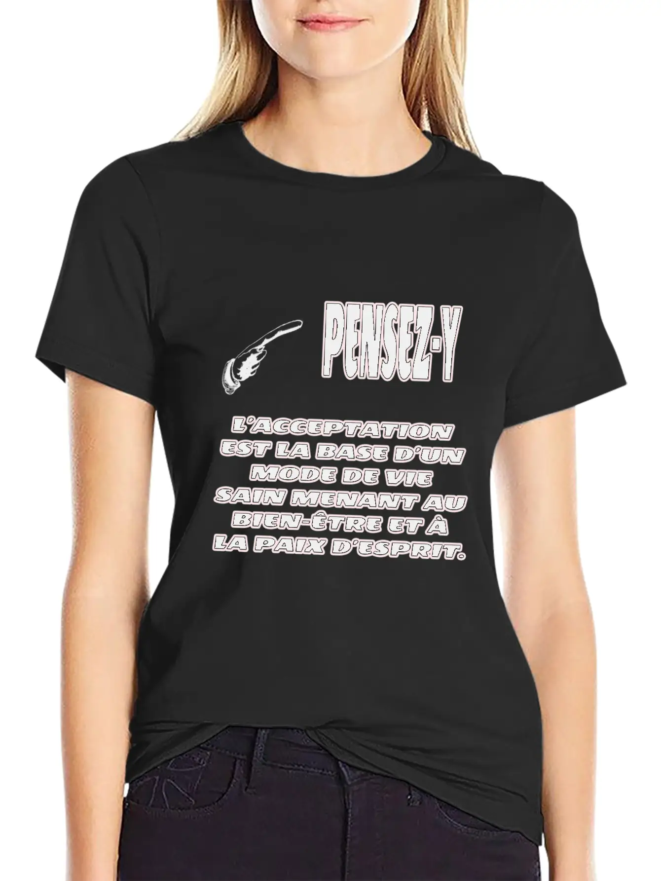 Acceptance Is Well-being Lightweight Cotton T-Shirt – Daily Comfort Graphic Shirt