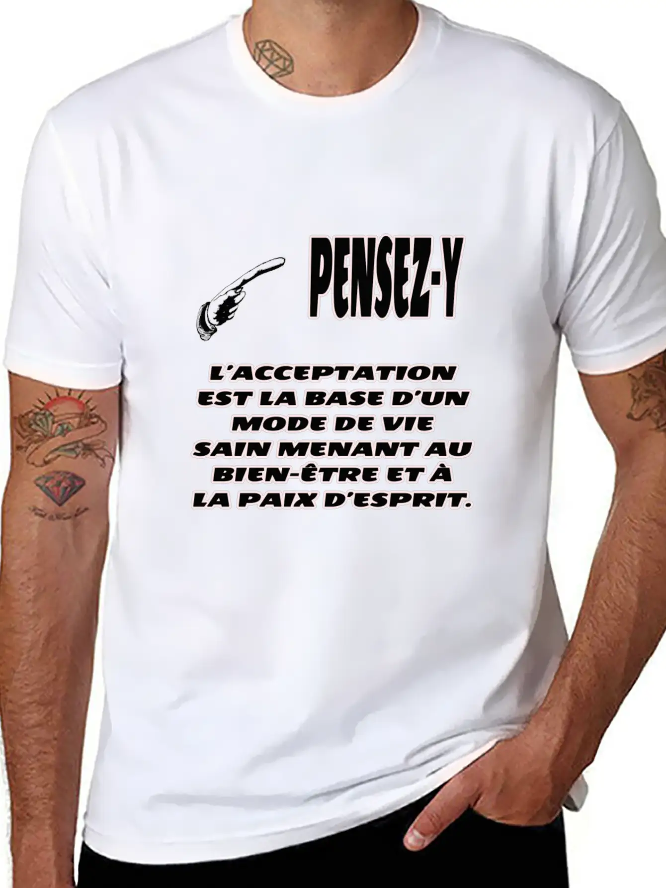 Acceptance Is Well-being Lightweight Cotton T-Shirt – Daily Comfort Graphic Shirt