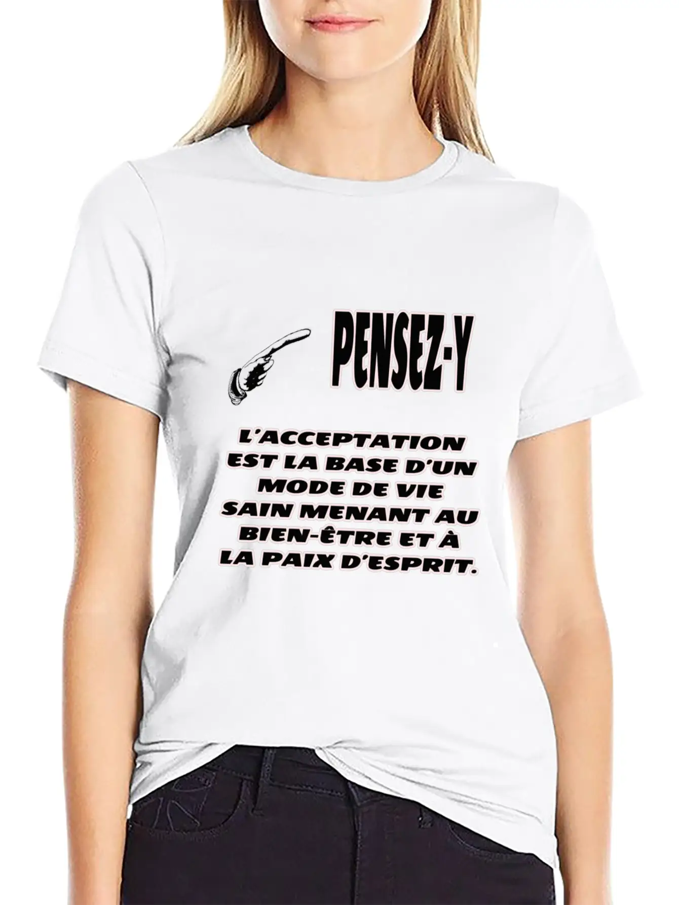 Acceptance Is Well-being Lightweight Cotton T-Shirt – Daily Comfort Graphic Shirt