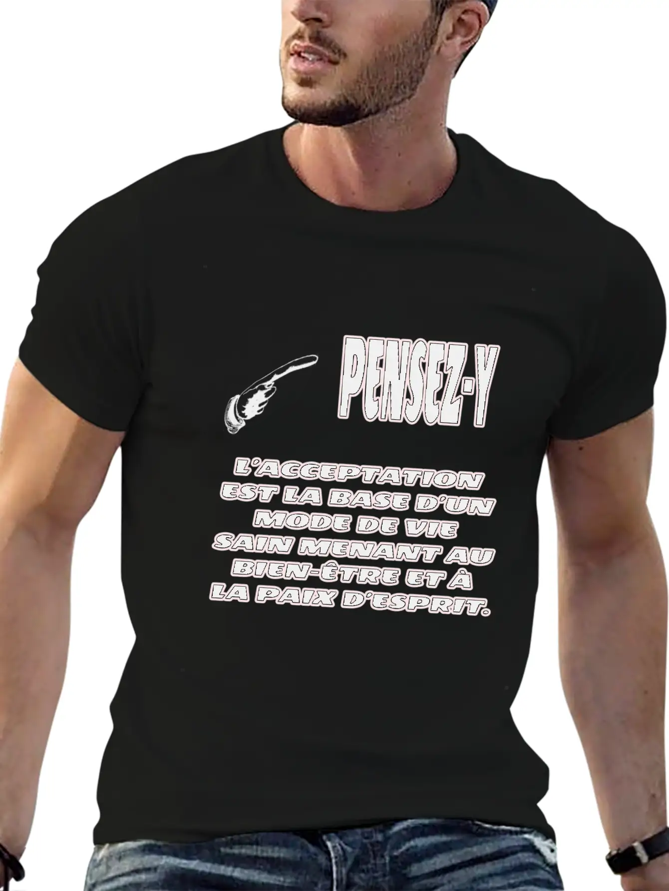 Acceptance Is Well-being Lightweight Cotton T-Shirt – Daily Comfort Graphic Shirt