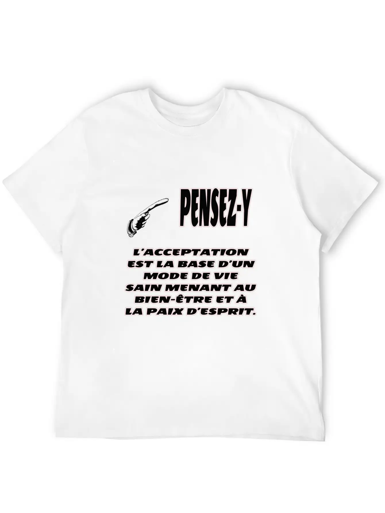 Acceptance Is Well-being Lightweight Cotton T-Shirt – Daily Comfort Graphic Shirt