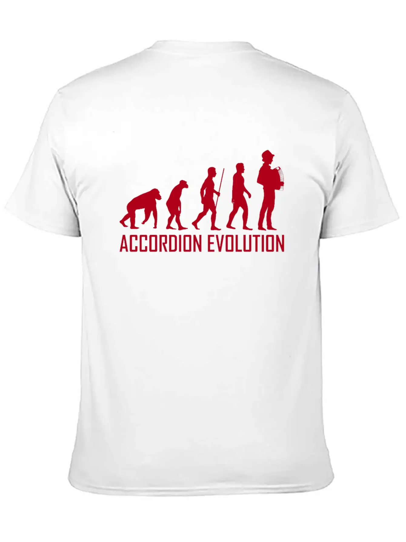 Accordion Evolution Accordion Squeeze Music Hat Classic Fit Graphic Tee For Daily Comfort – Unisex Cotton Shirt