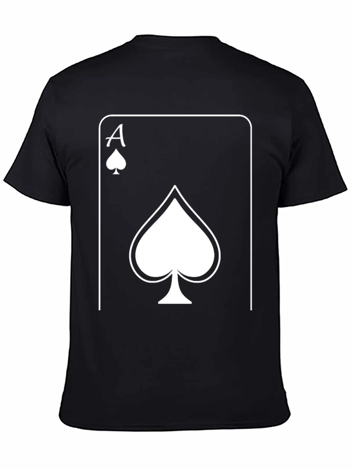 Ace - White Unisex Casual T-Shirt – Clean Design For Daily Comfort
